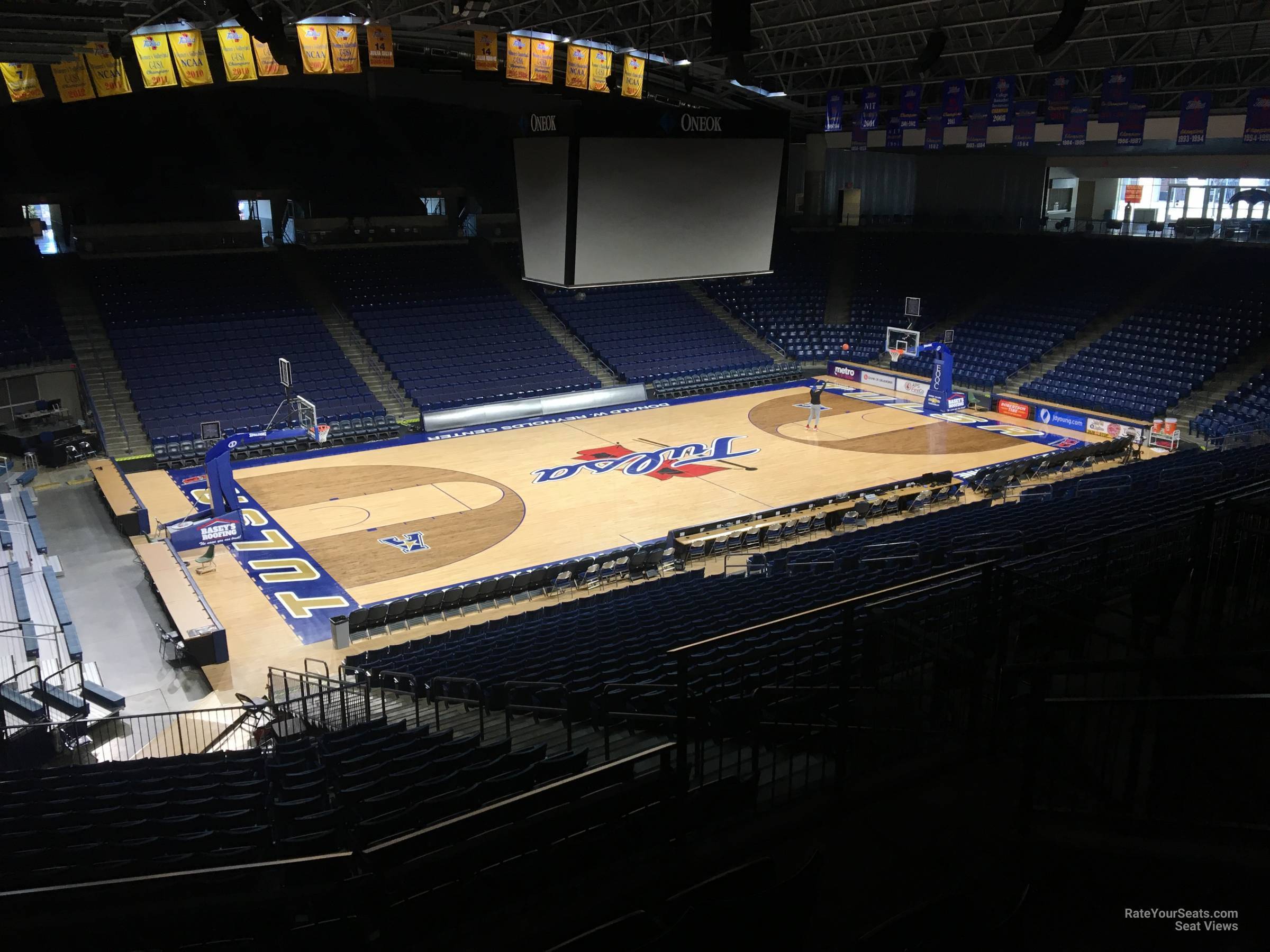 section 207, row d seat view - reynolds center