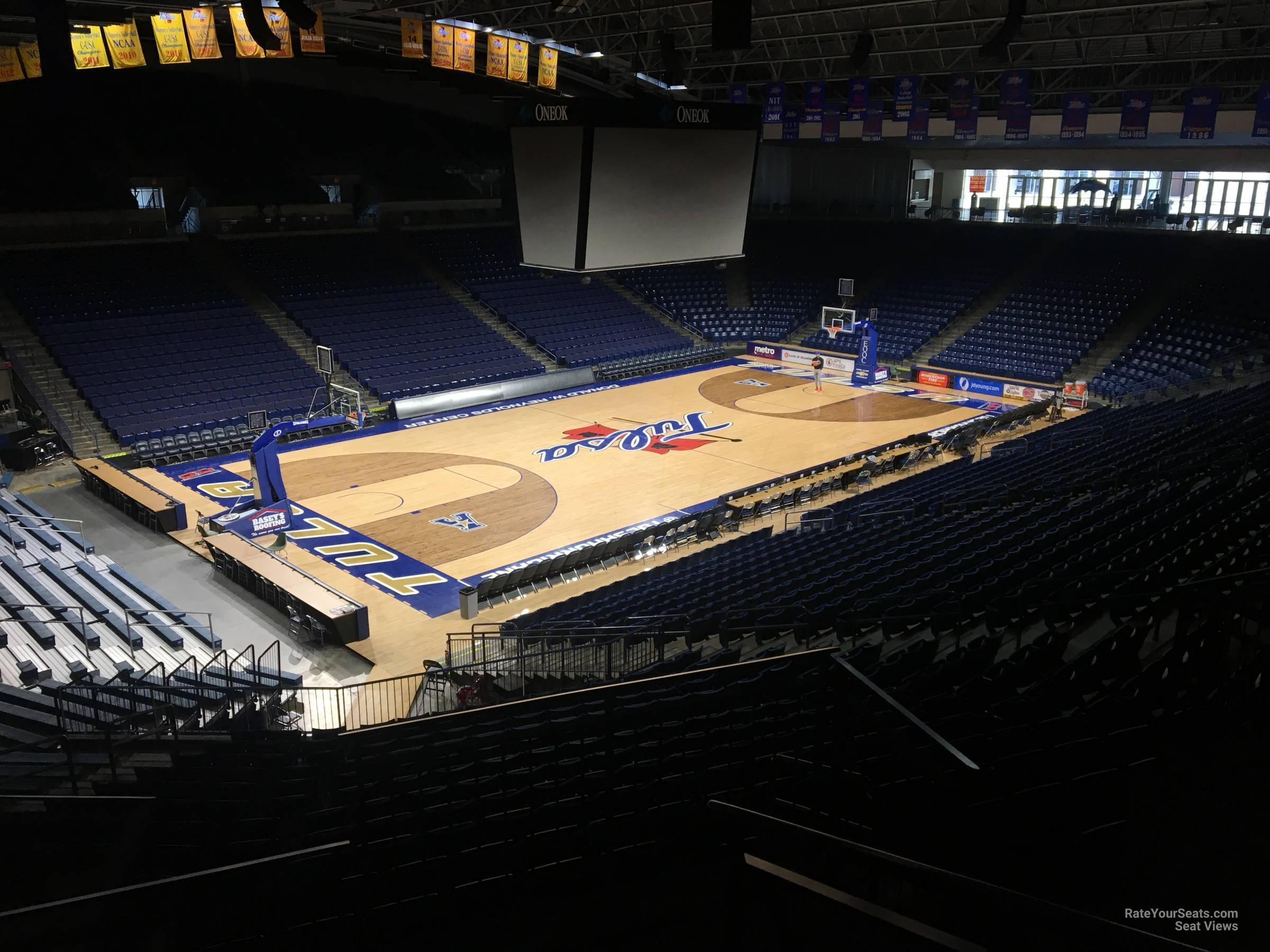 section 208, row d seat view  - reynolds center