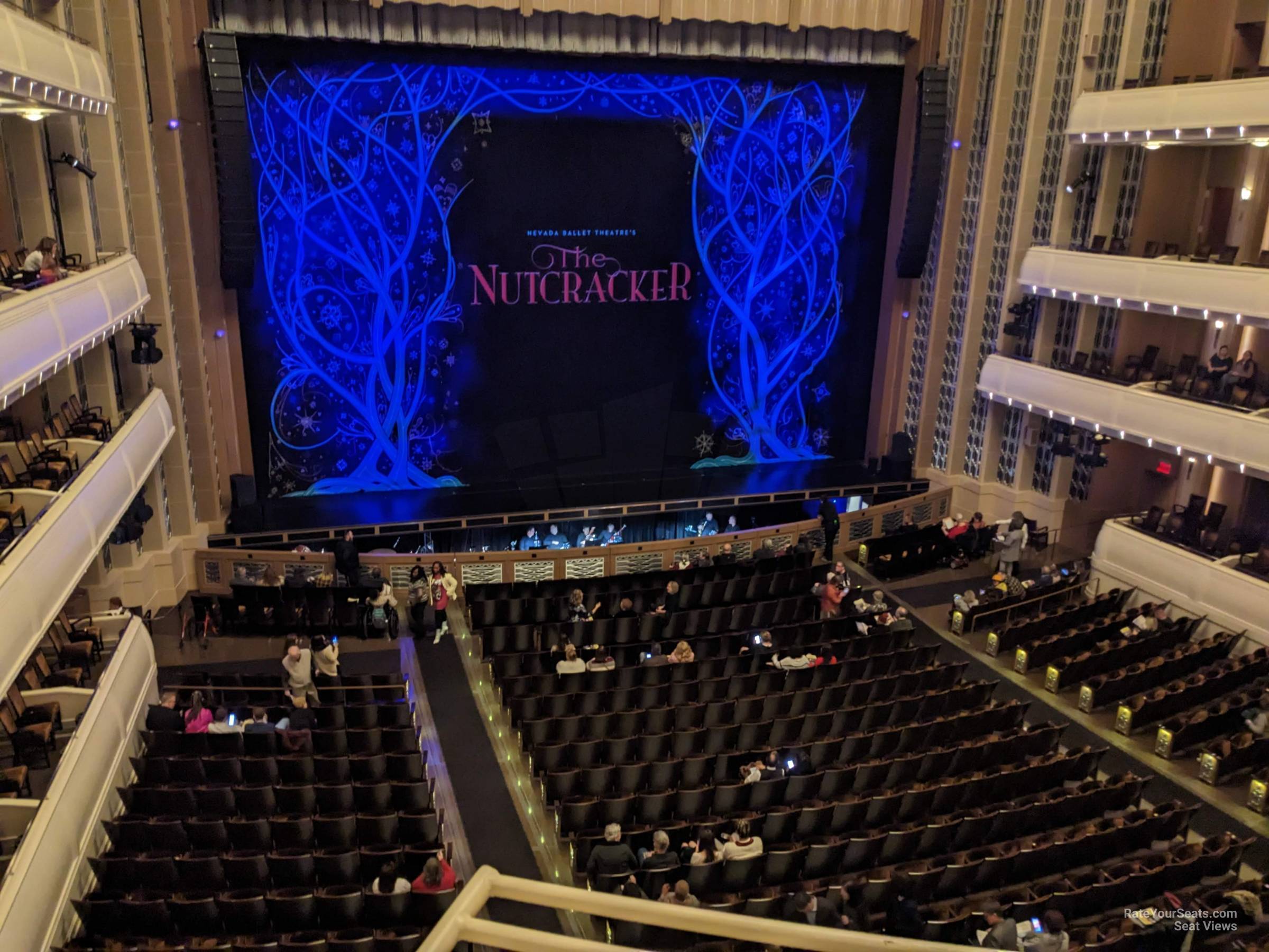 dress circle left, row c seat view  - reynolds hall at smith center