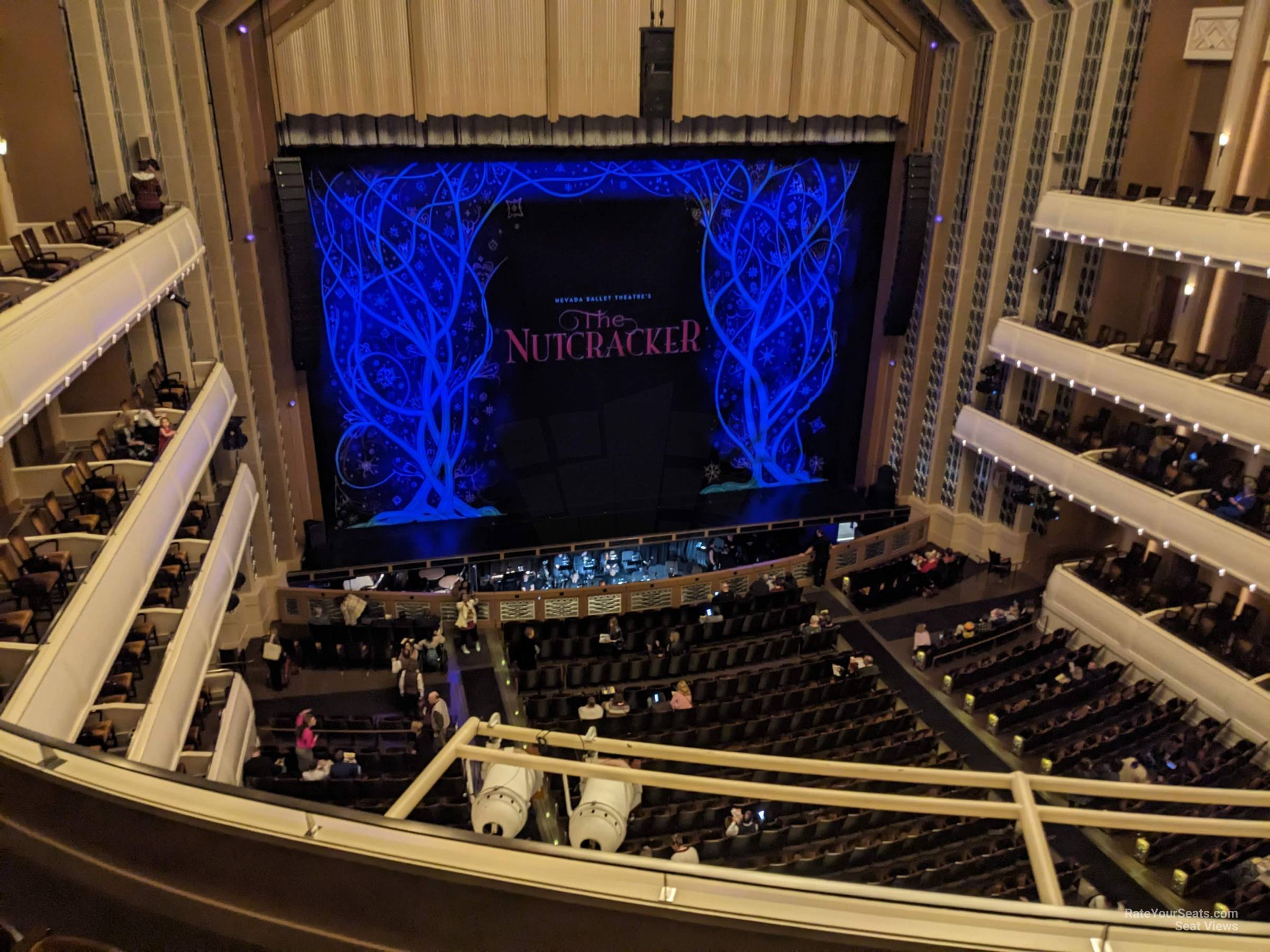 gallery left, row c seat view  - reynolds hall at smith center