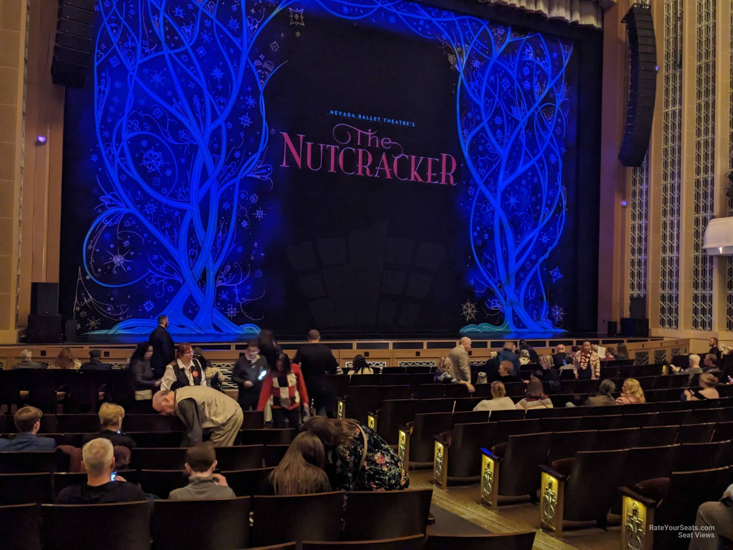 orchestra left, row p seat view  - reynolds hall at smith center