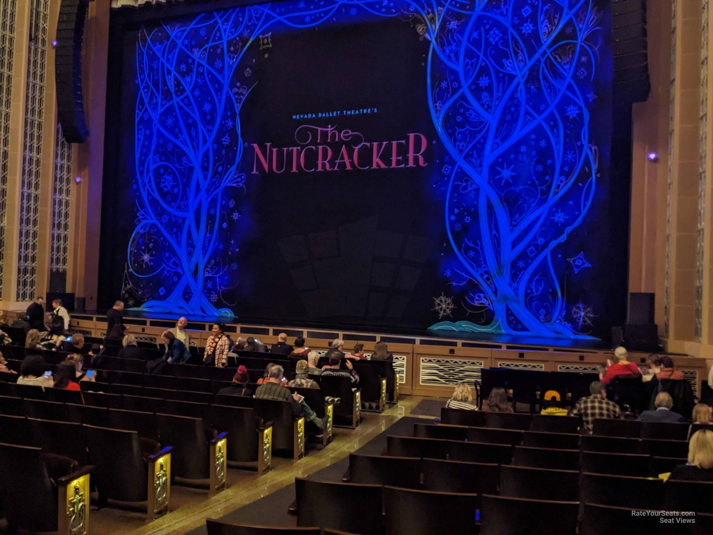 orchestra right, row p seat view  - reynolds hall at smith center