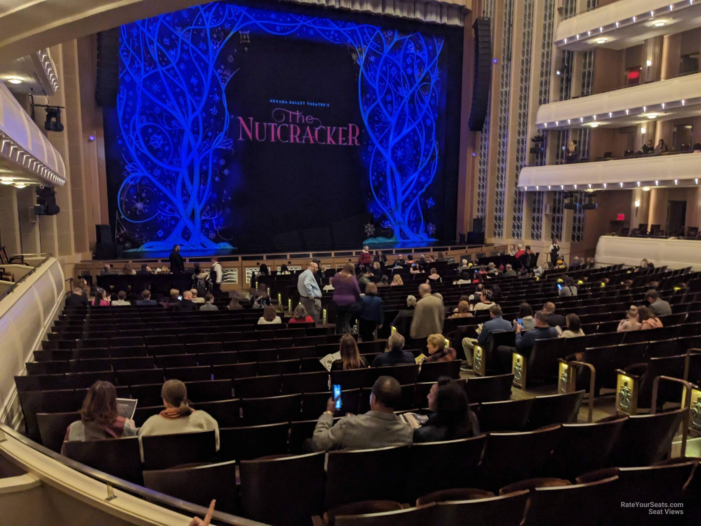 parterre left, row yy seat view  - reynolds hall at smith center