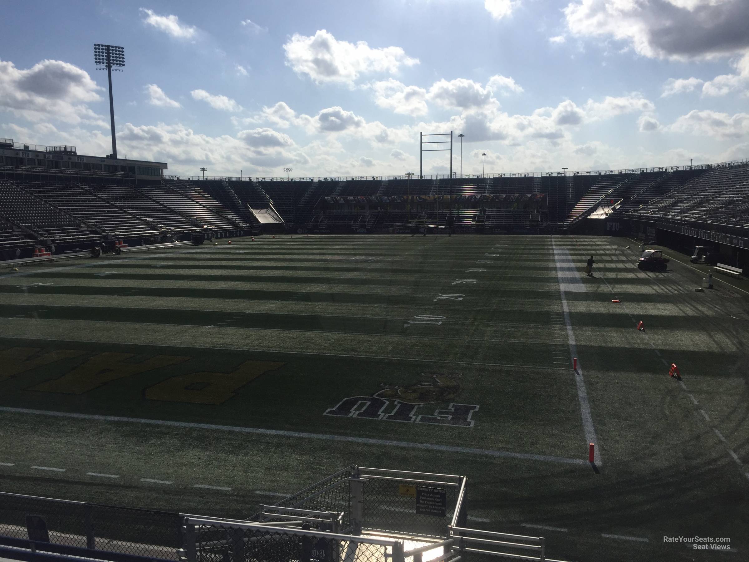 section 103, row 10 seat view  - riccardo silva stadium