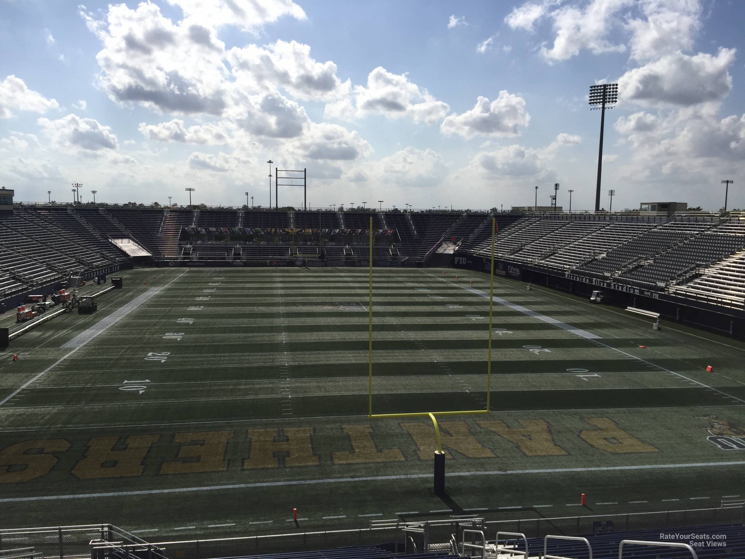 section 106, row 25 seat view  - riccardo silva stadium