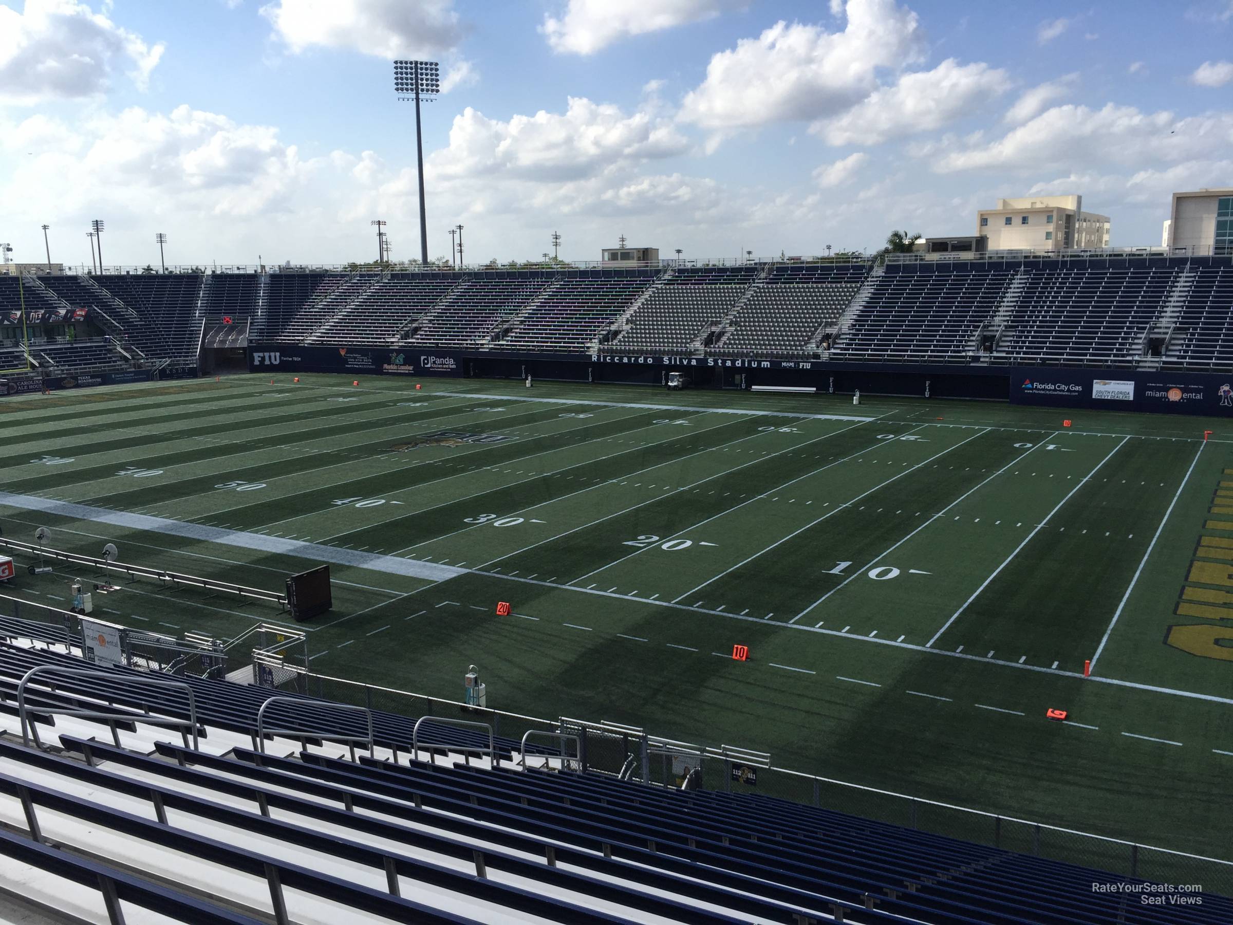 section 111, row 25 seat view  - riccardo silva stadium