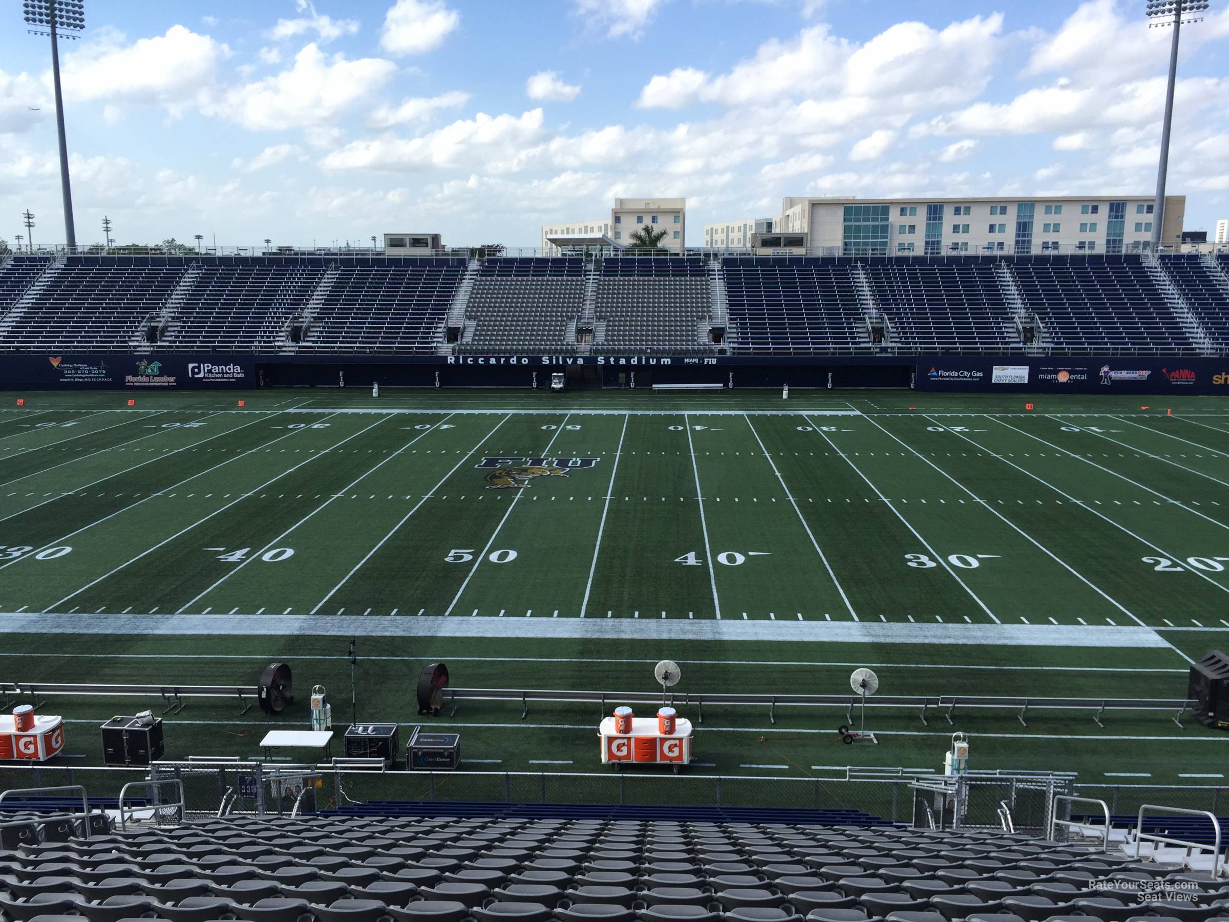 section 114, row 25 seat view  - riccardo silva stadium