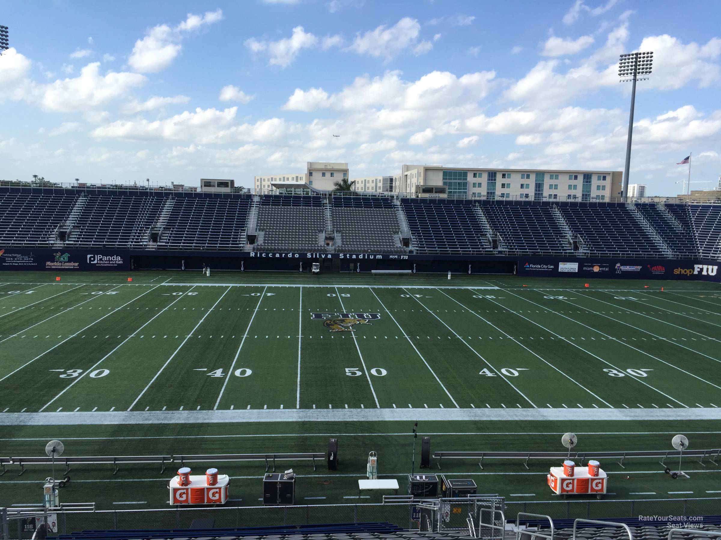 section 115, row 25 seat view  - riccardo silva stadium