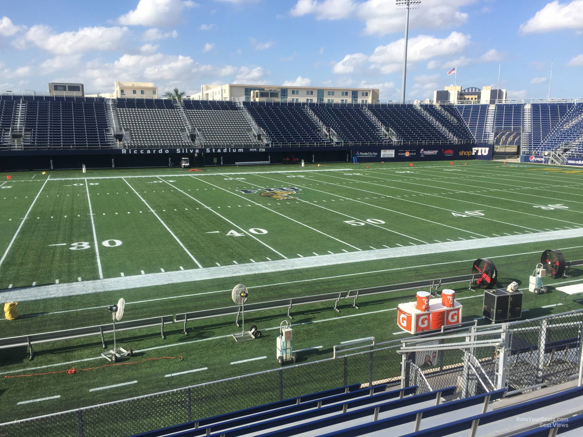 section 116, row 10 seat view  - riccardo silva stadium