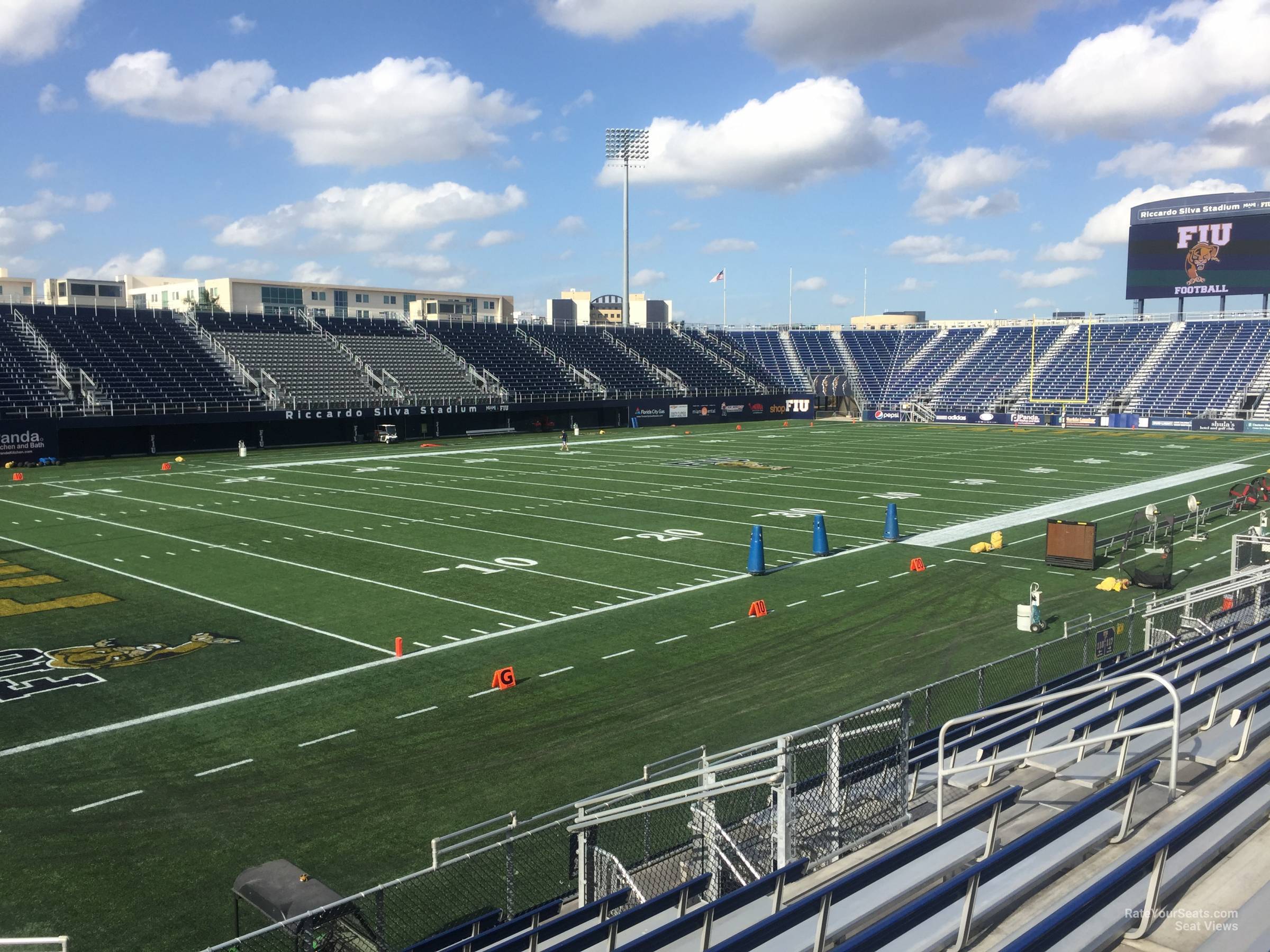 section 119, row 10 seat view  - riccardo silva stadium