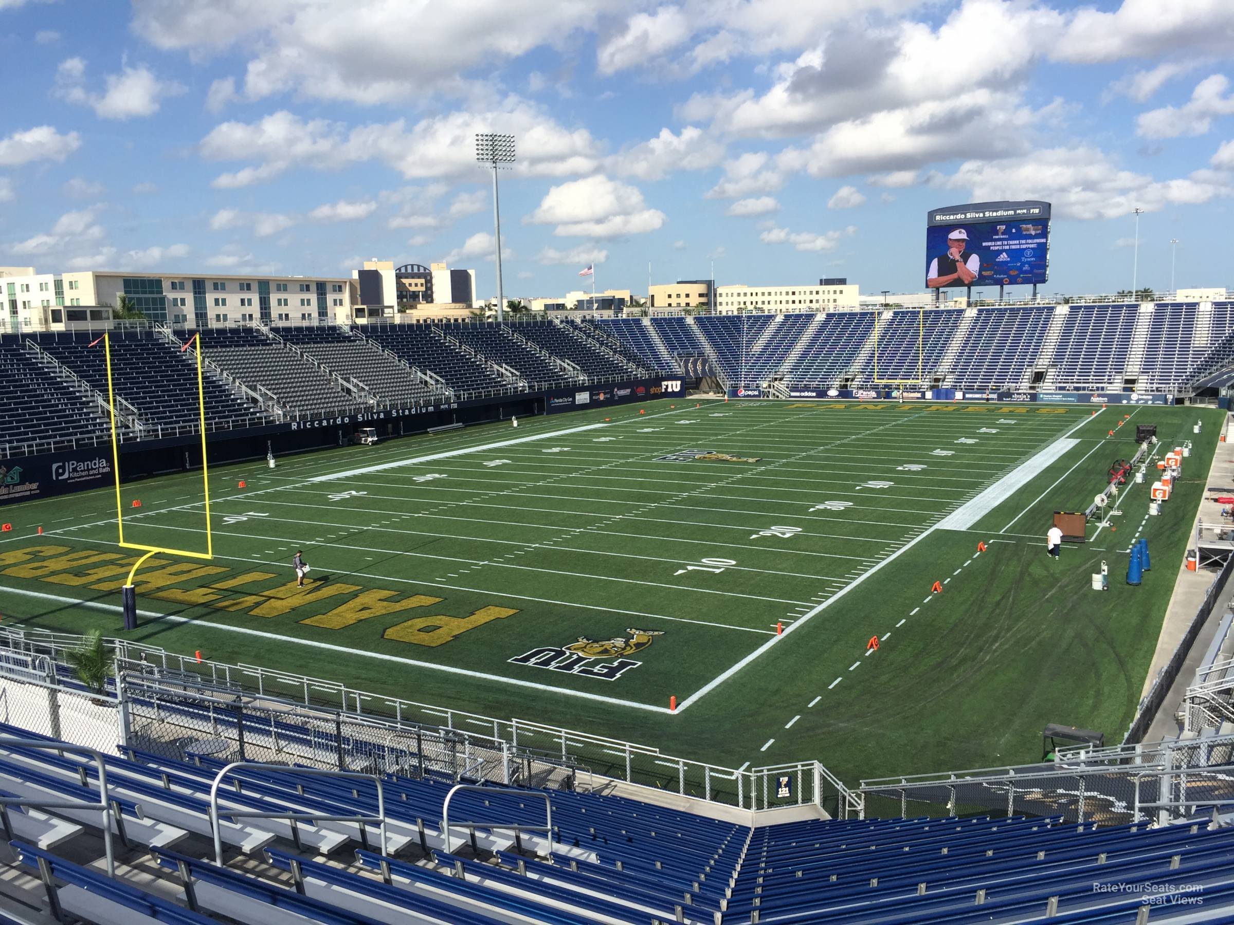 section 121, row 25 seat view  - riccardo silva stadium