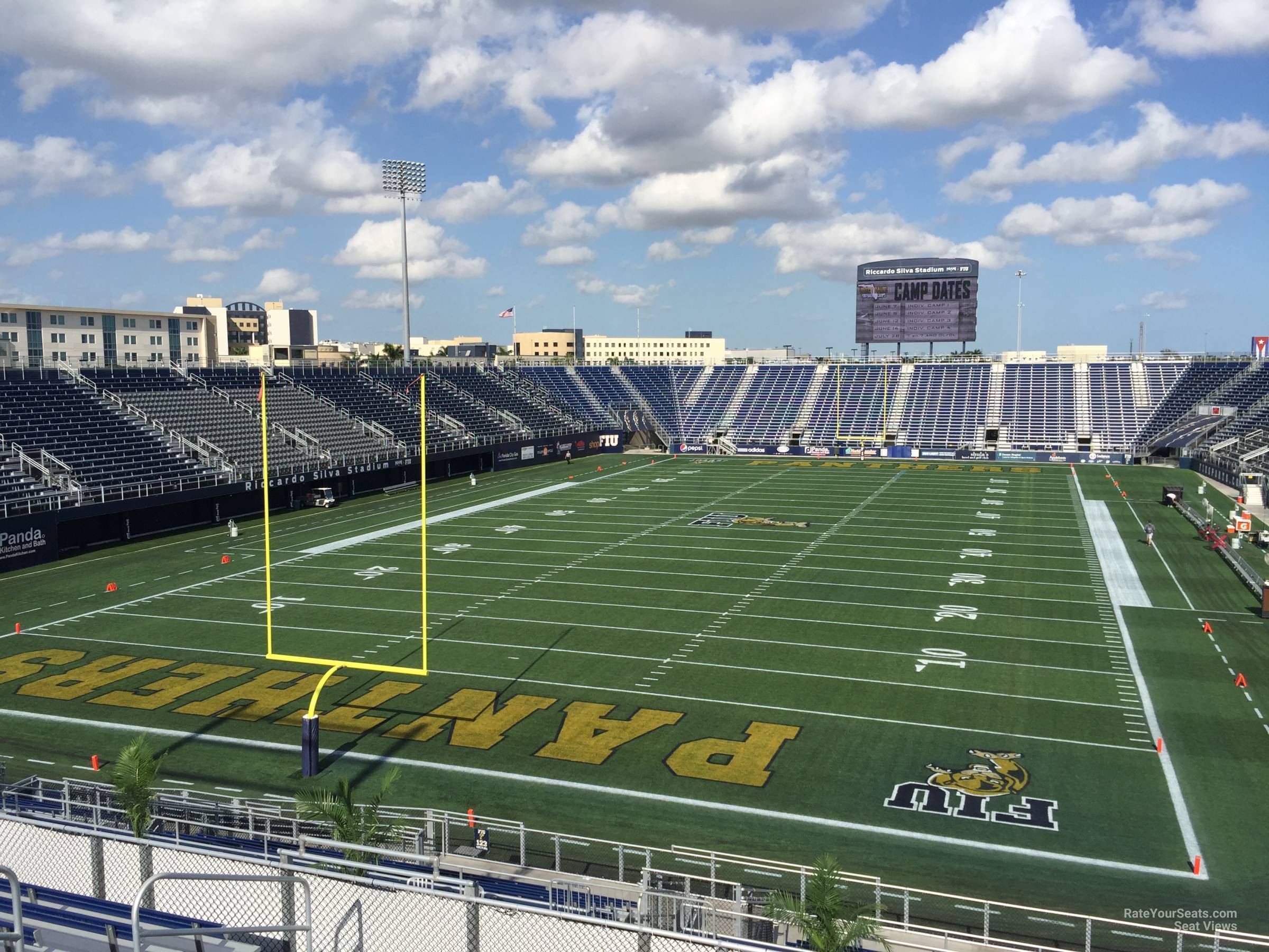 section 122, row 25 seat view  - riccardo silva stadium