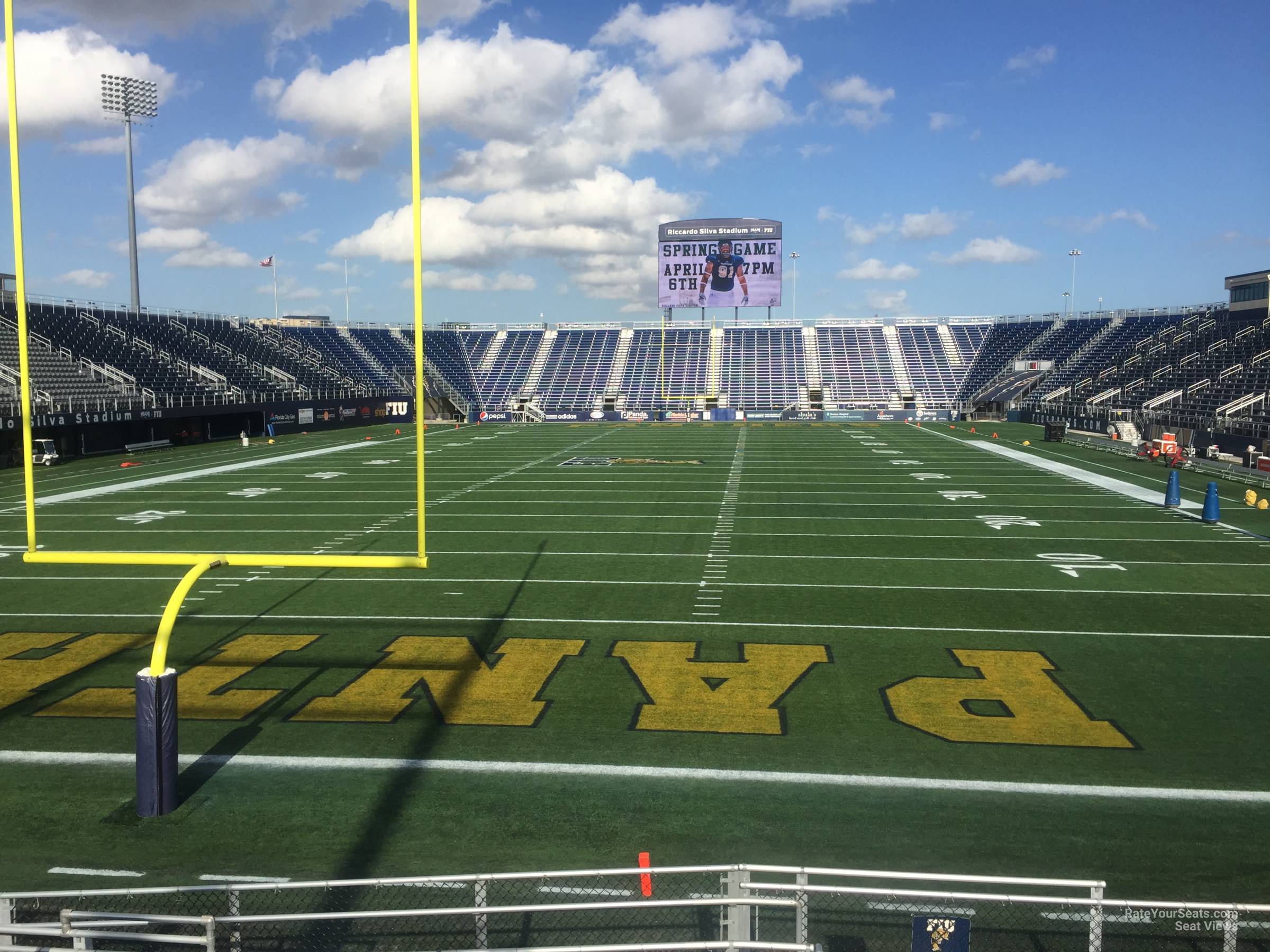 section 123, row 10 seat view  - riccardo silva stadium