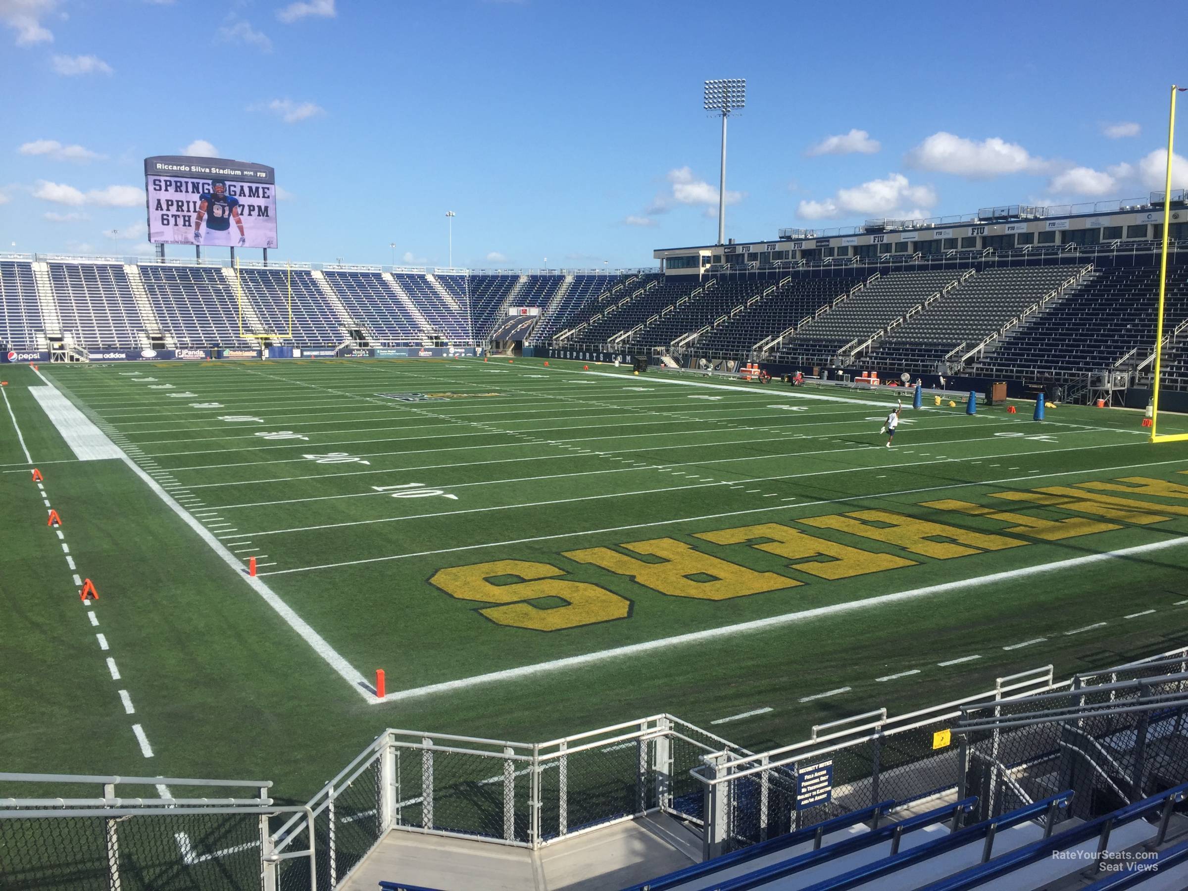 section 126, row 10 seat view  - riccardo silva stadium