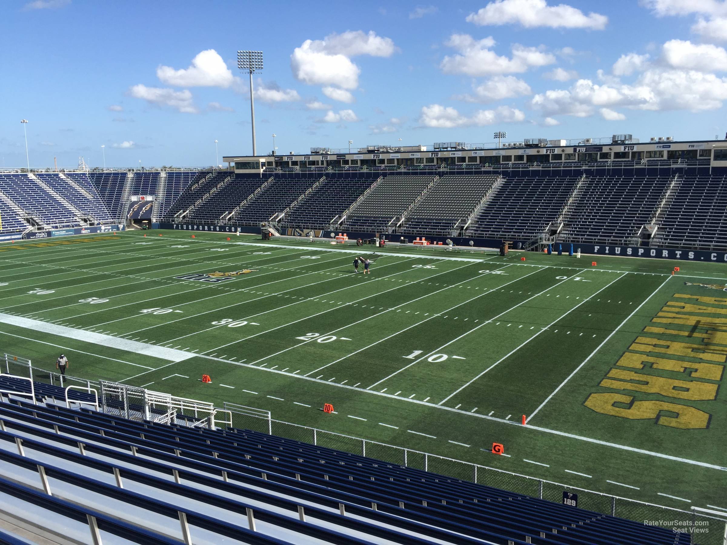 section 129, row 25 seat view  - riccardo silva stadium