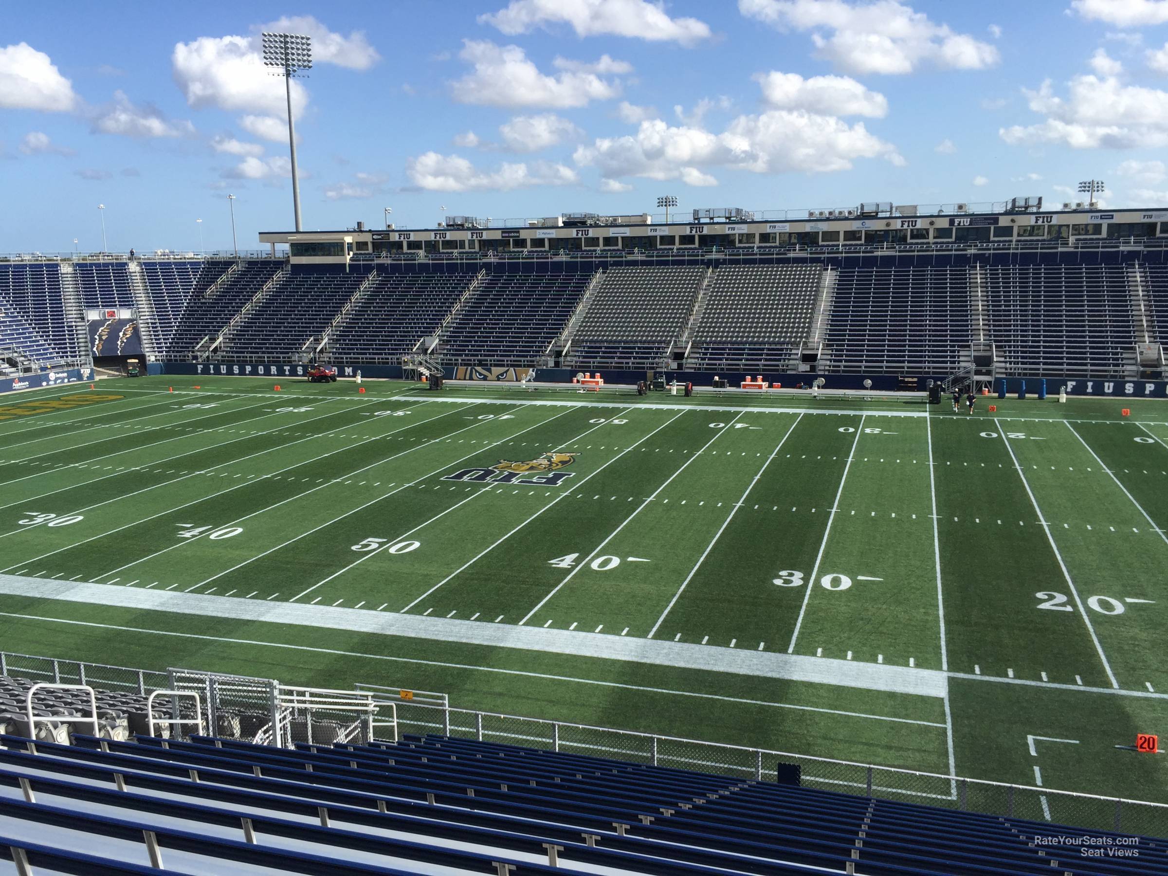 section 131, row 25 seat view  - riccardo silva stadium