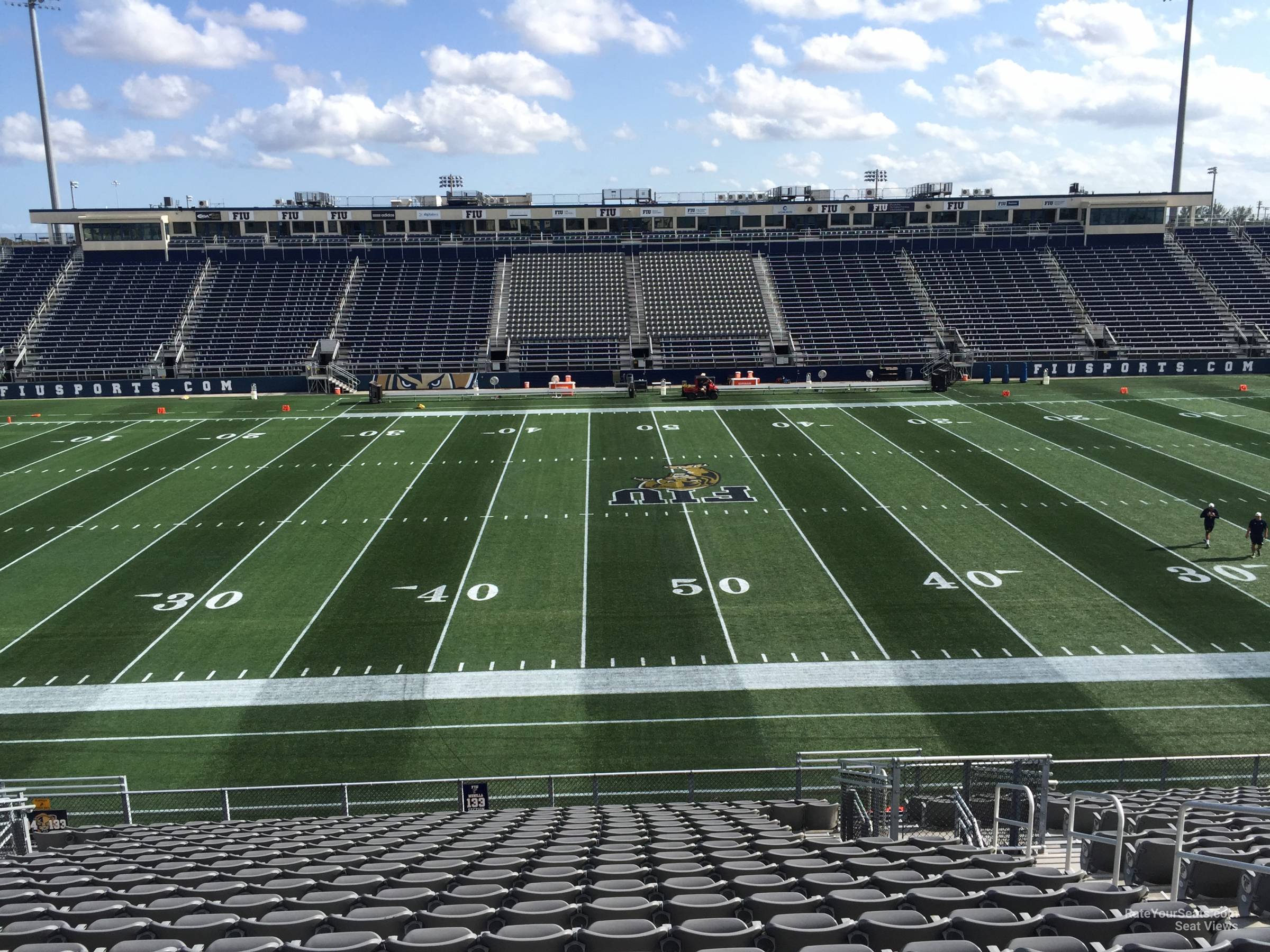 section 133, row 25 seat view  - riccardo silva stadium