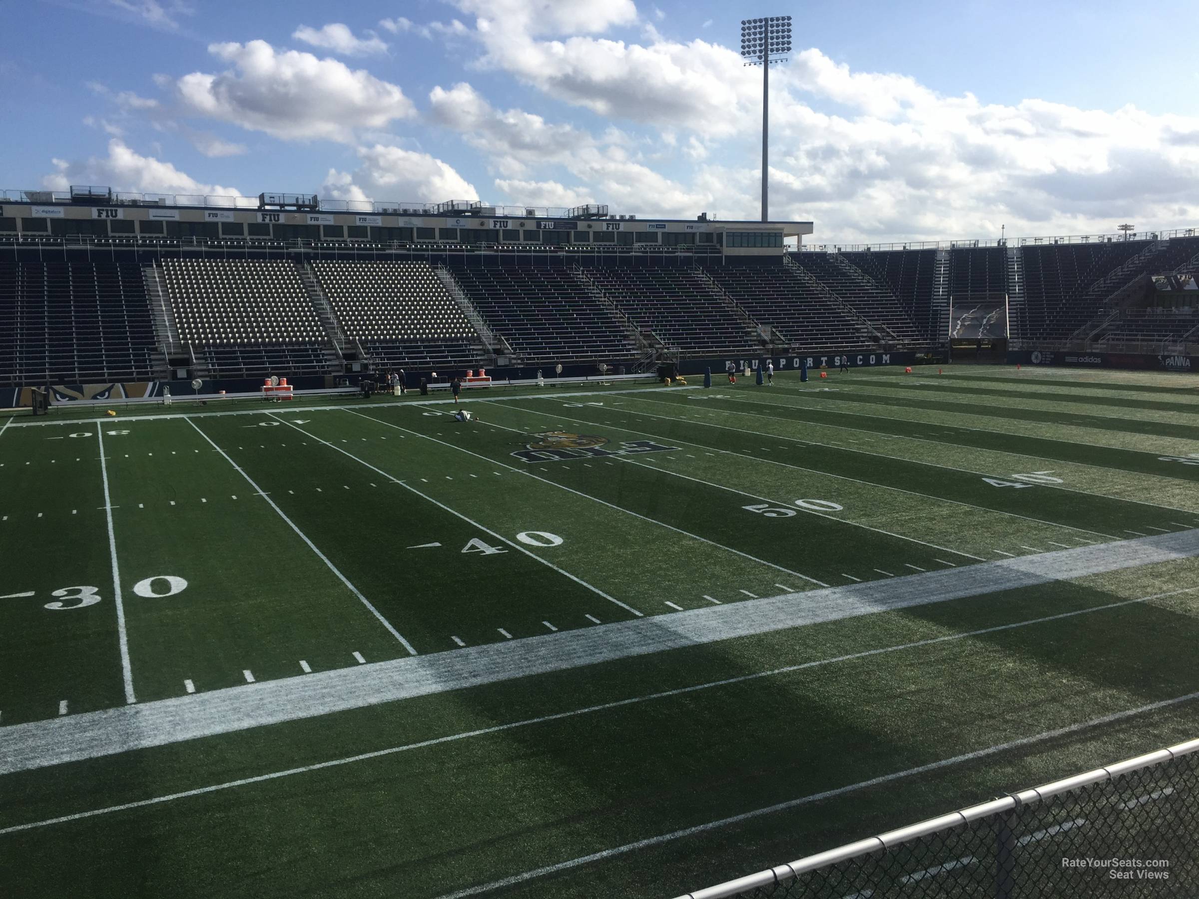 section 134, row 10 seat view  - riccardo silva stadium