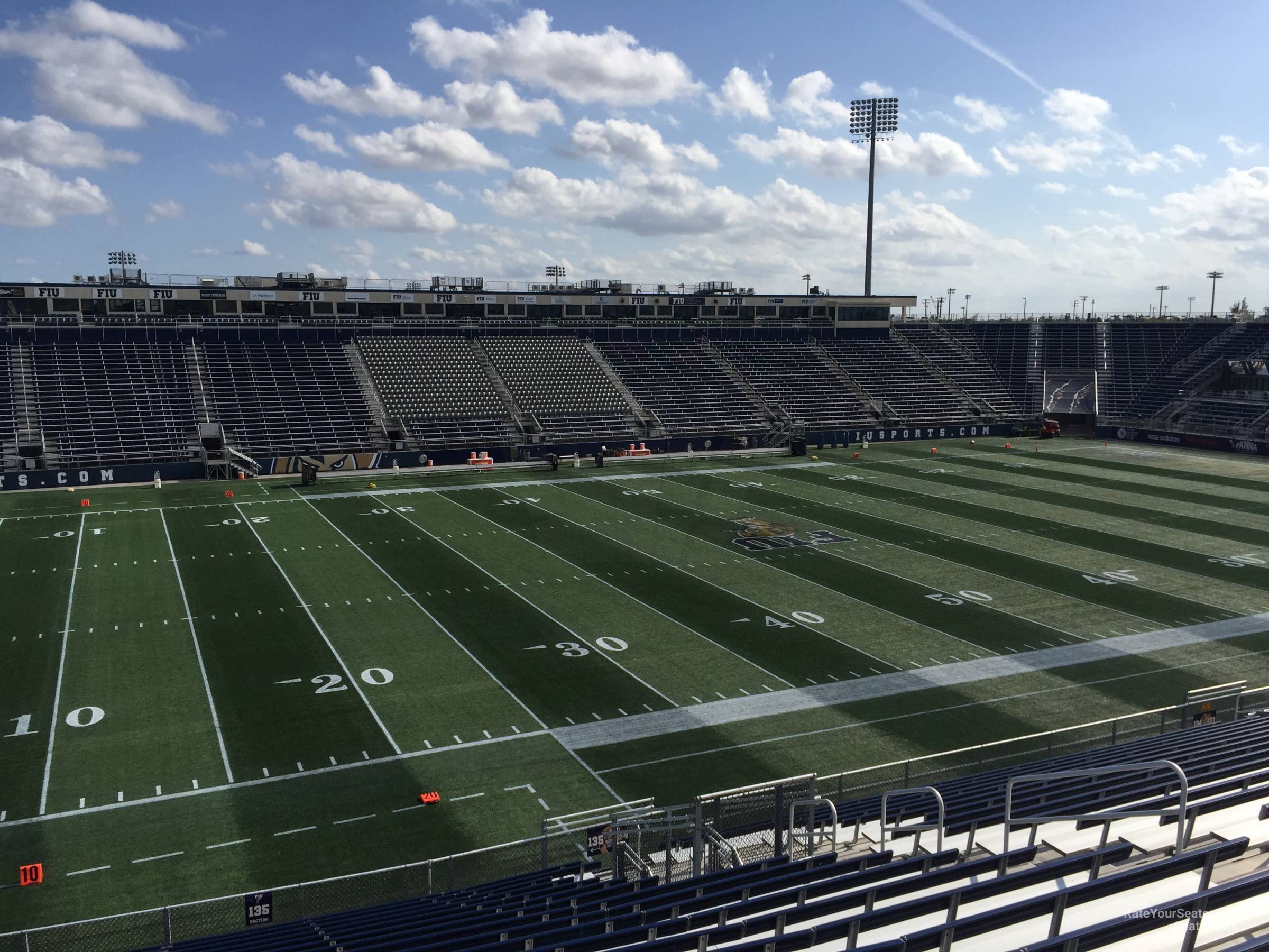 section 135, row 25 seat view  - riccardo silva stadium