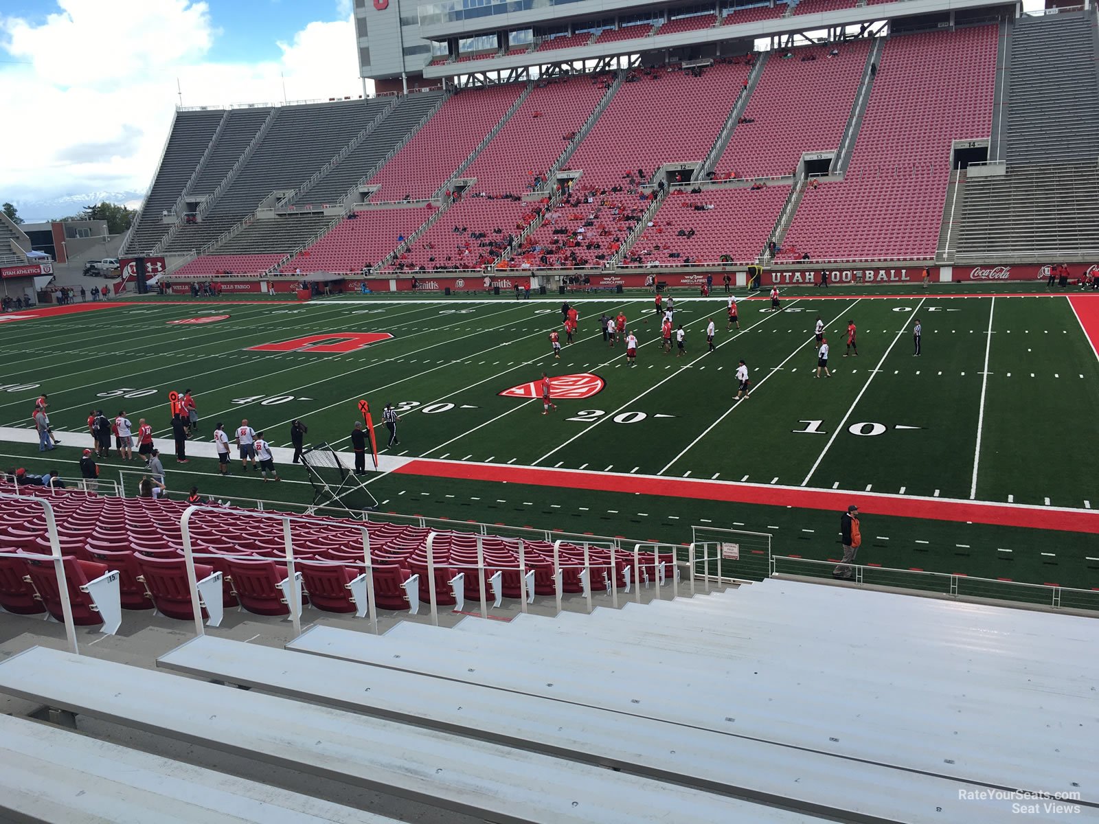 section e33, row 20 seat view  - rice-eccles stadium