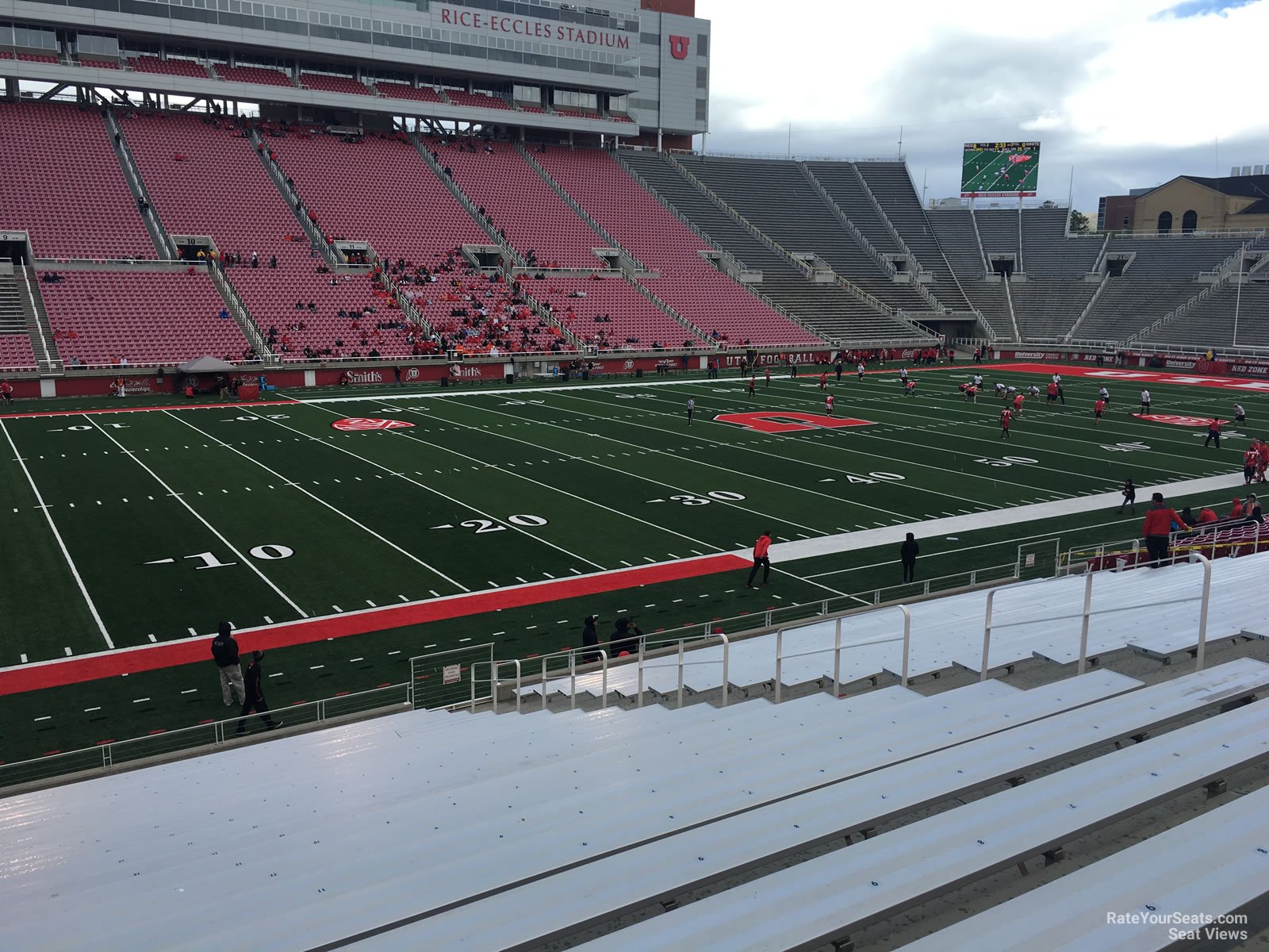 section e39, row 20 seat view  for football - rice-eccles stadium