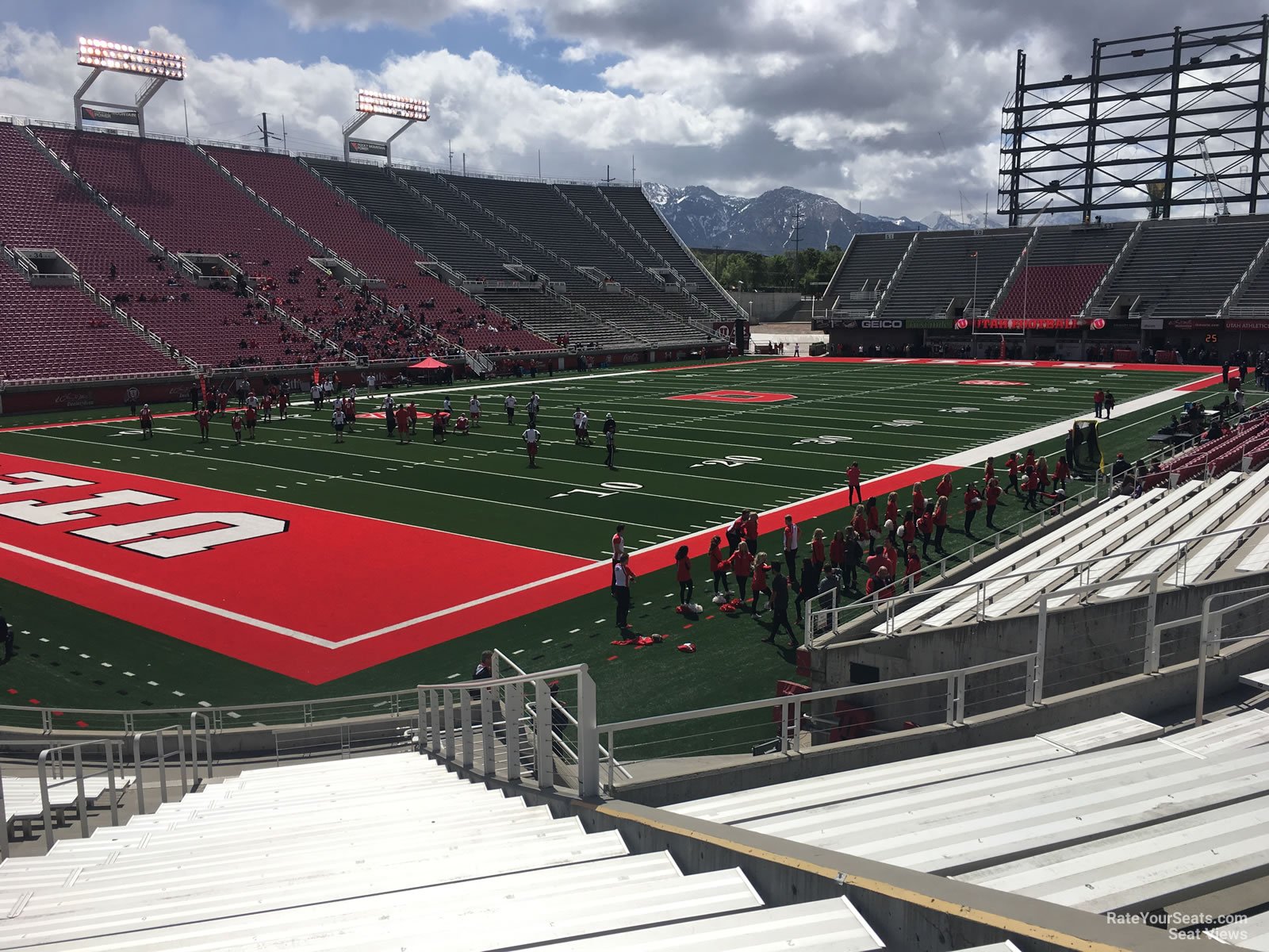 section n19, row 20 seat view  - rice-eccles stadium