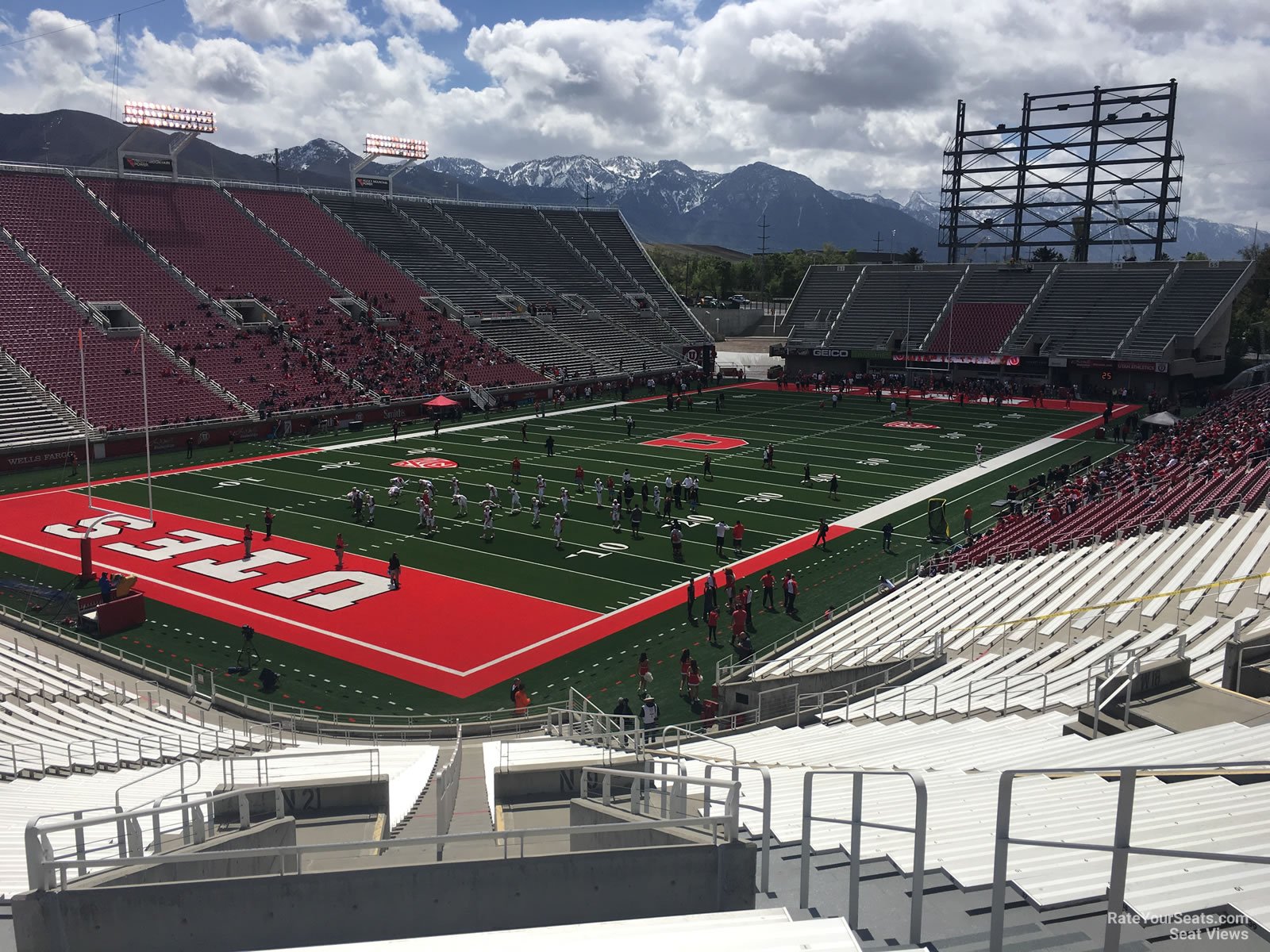section n20, row 44 seat view  - rice-eccles stadium
