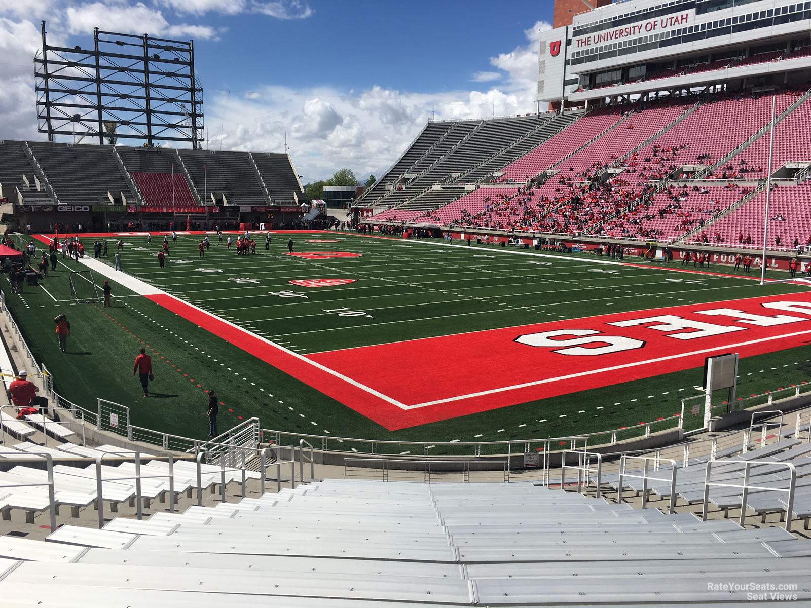 section n27, row 20 seat view  - rice-eccles stadium