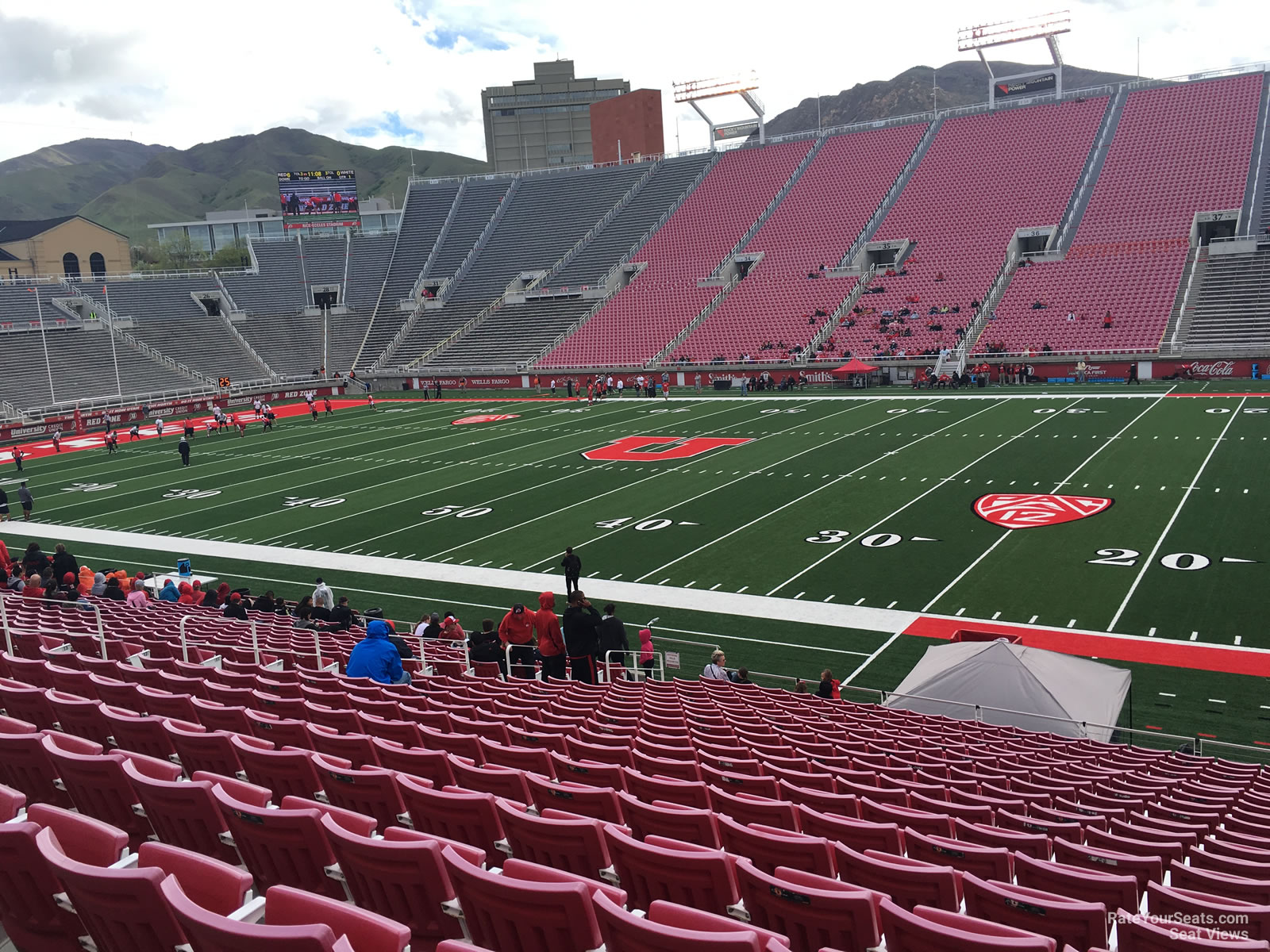 section w10, row 20 seat view  - rice-eccles stadium