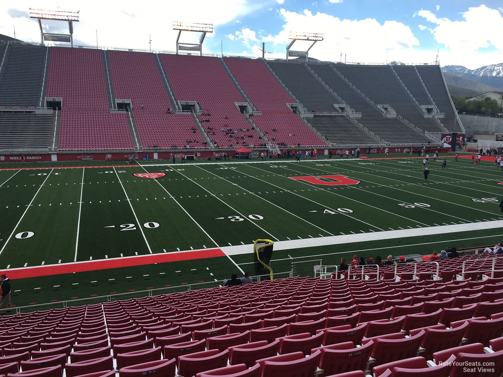 section w14, row 20 seat view  - rice-eccles stadium