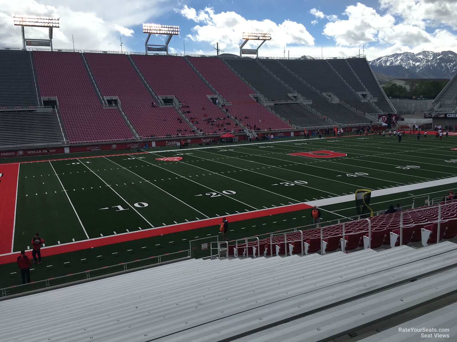 section w15, row 20 seat view  - rice-eccles stadium