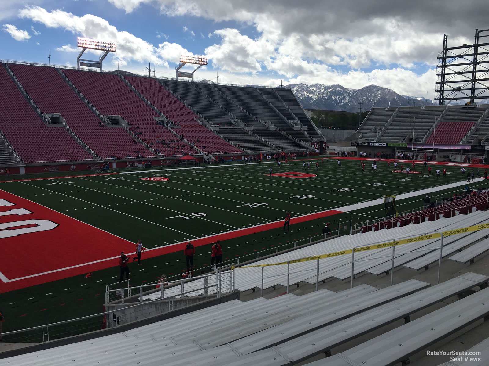 section w16, row 20 seat view  - rice-eccles stadium