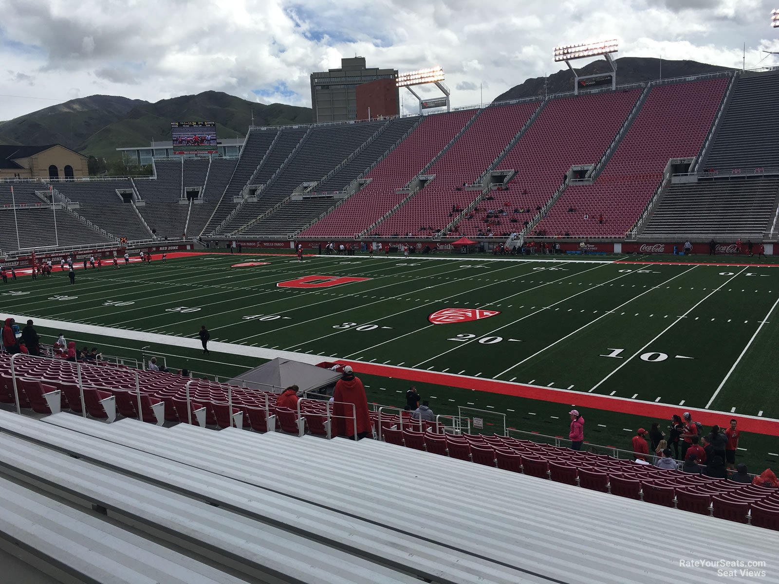 section w9, row 20 seat view  - rice-eccles stadium