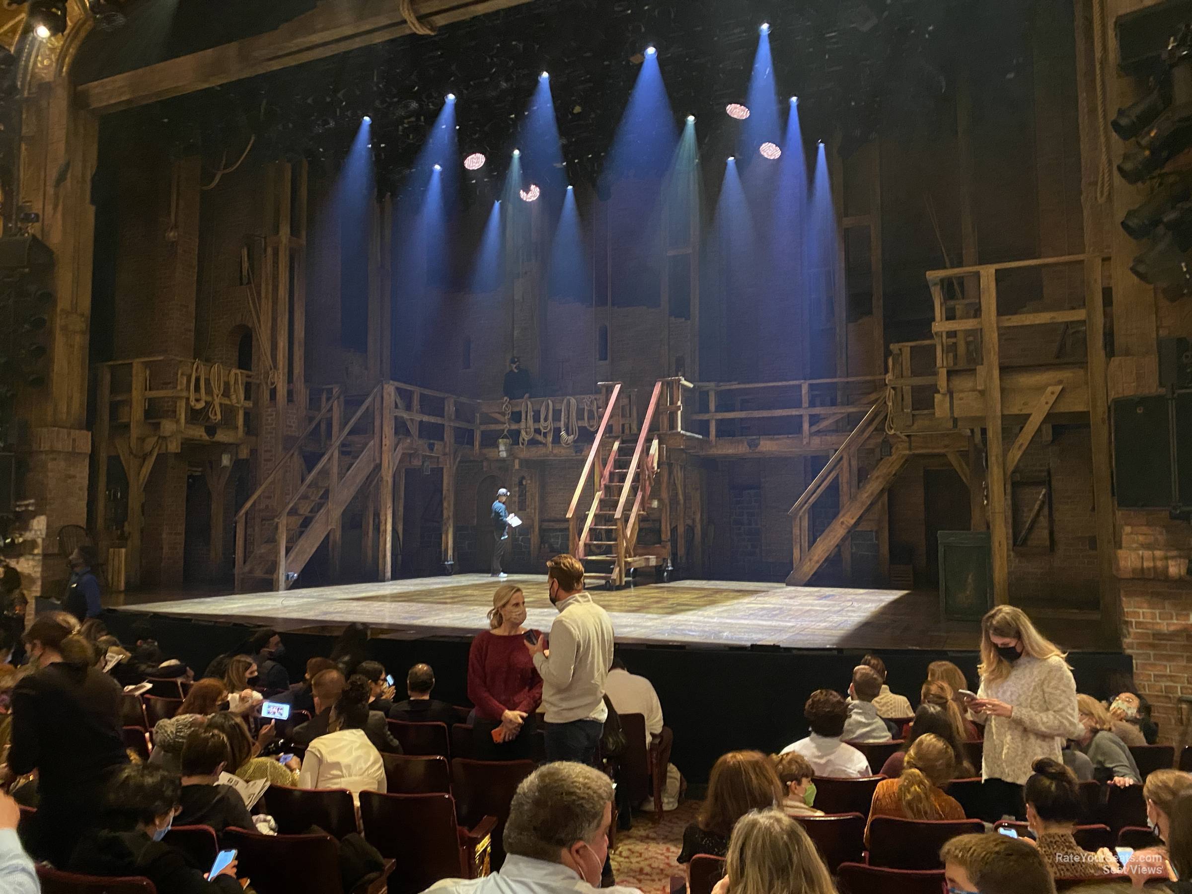 center orchestra, row f seat view  - richard rodgers theatre