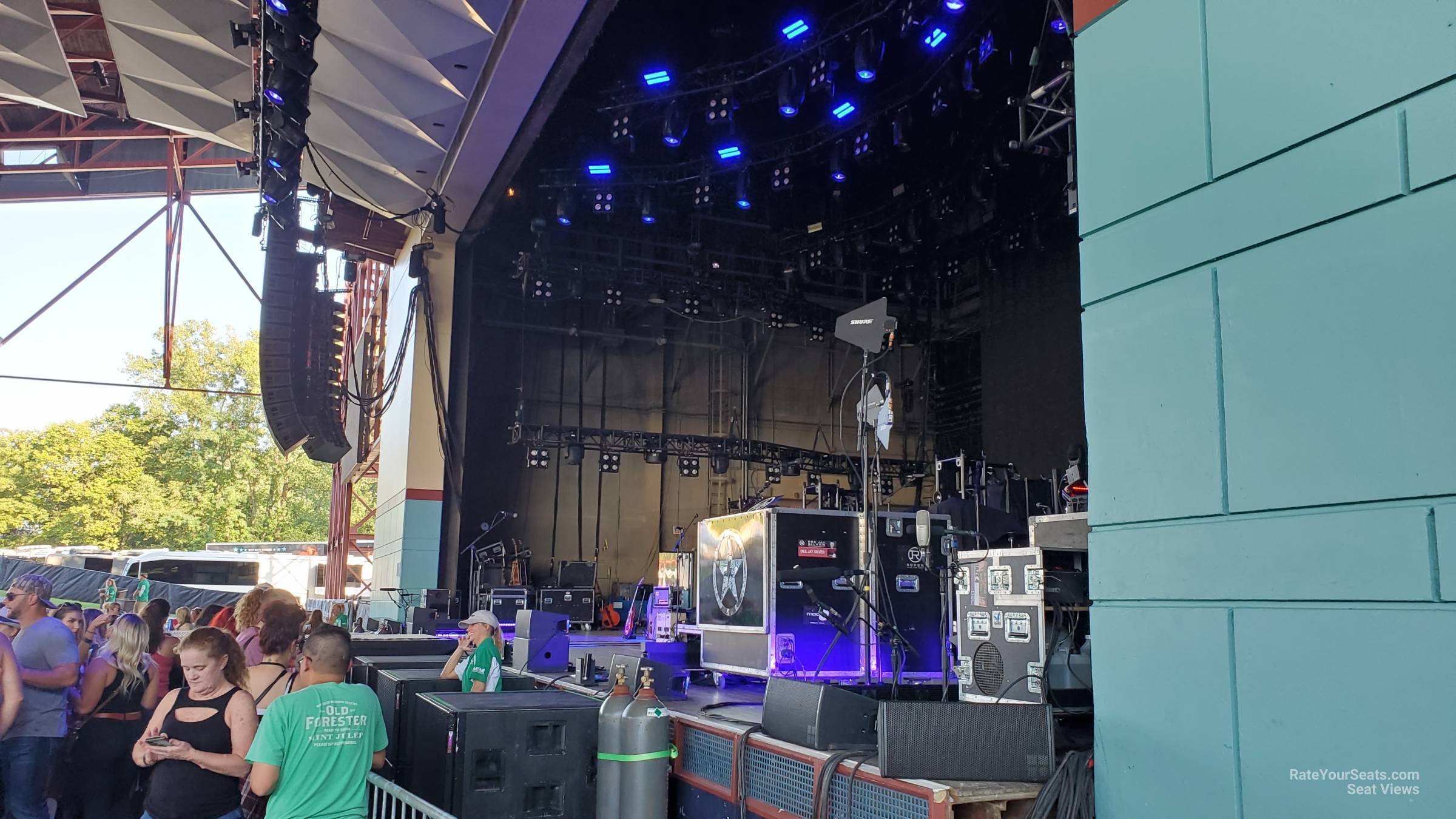 section 300, row a seat view  - riverbend music center