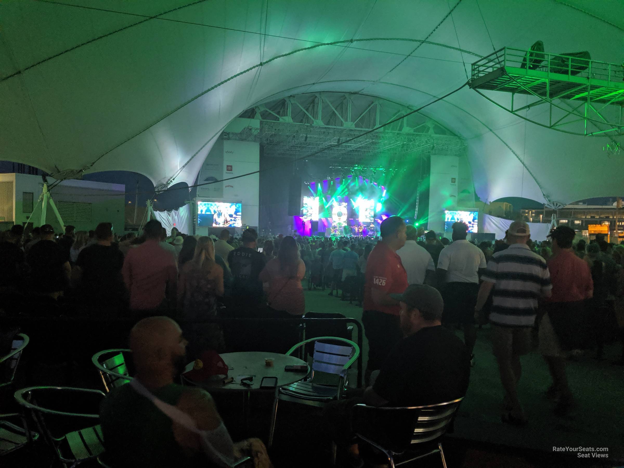 Leader Bank Pavilion Concourse Tables