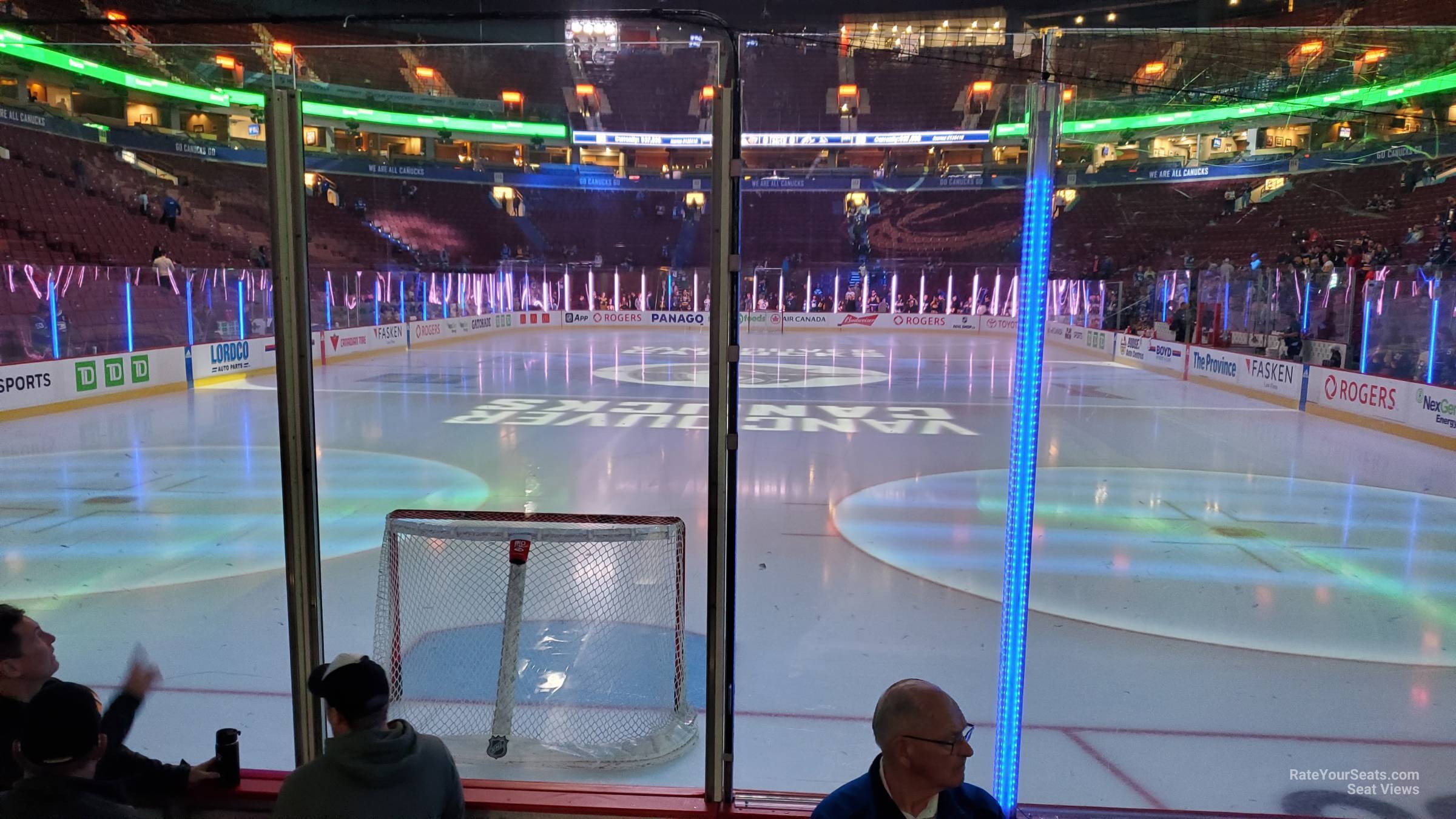 section 122, row 4 seat view  for hockey - rogers arena