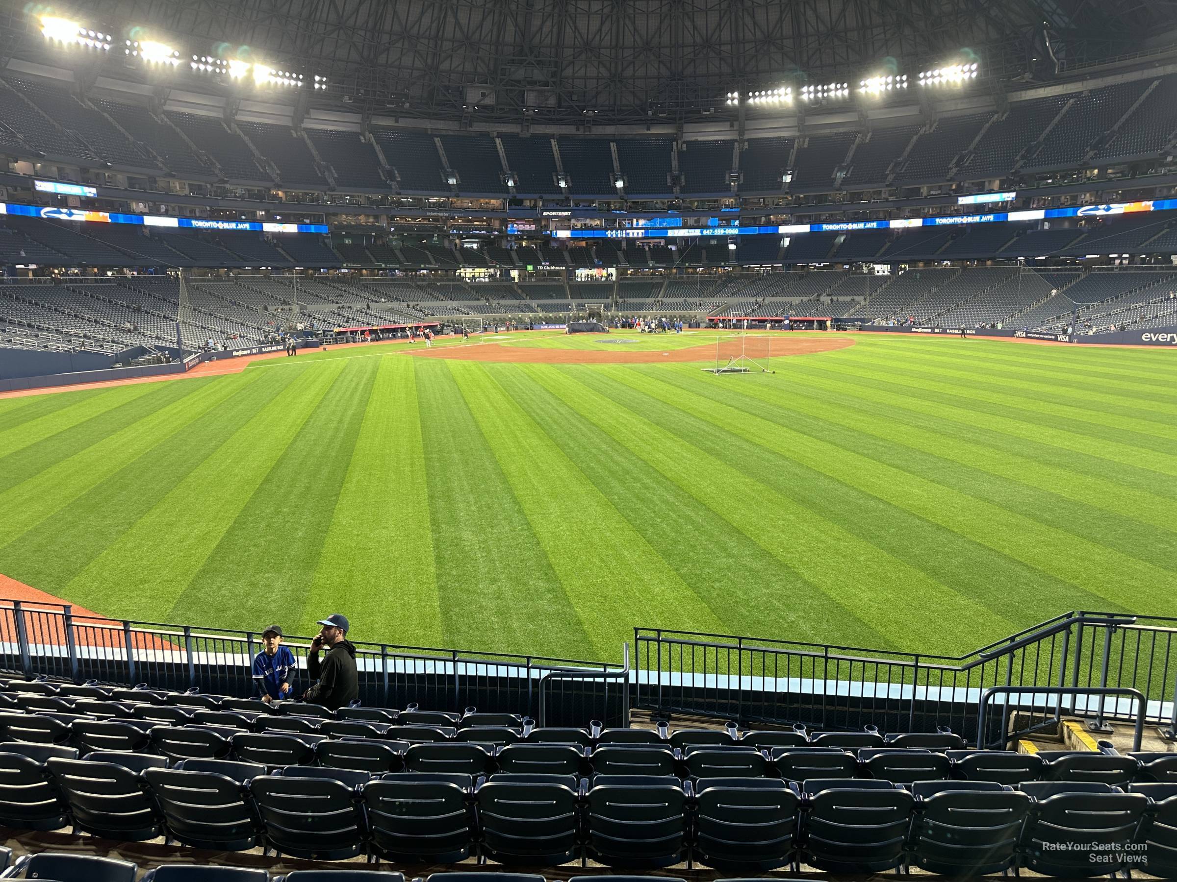 section 102b, row 5 seat view  for baseball - rogers centre