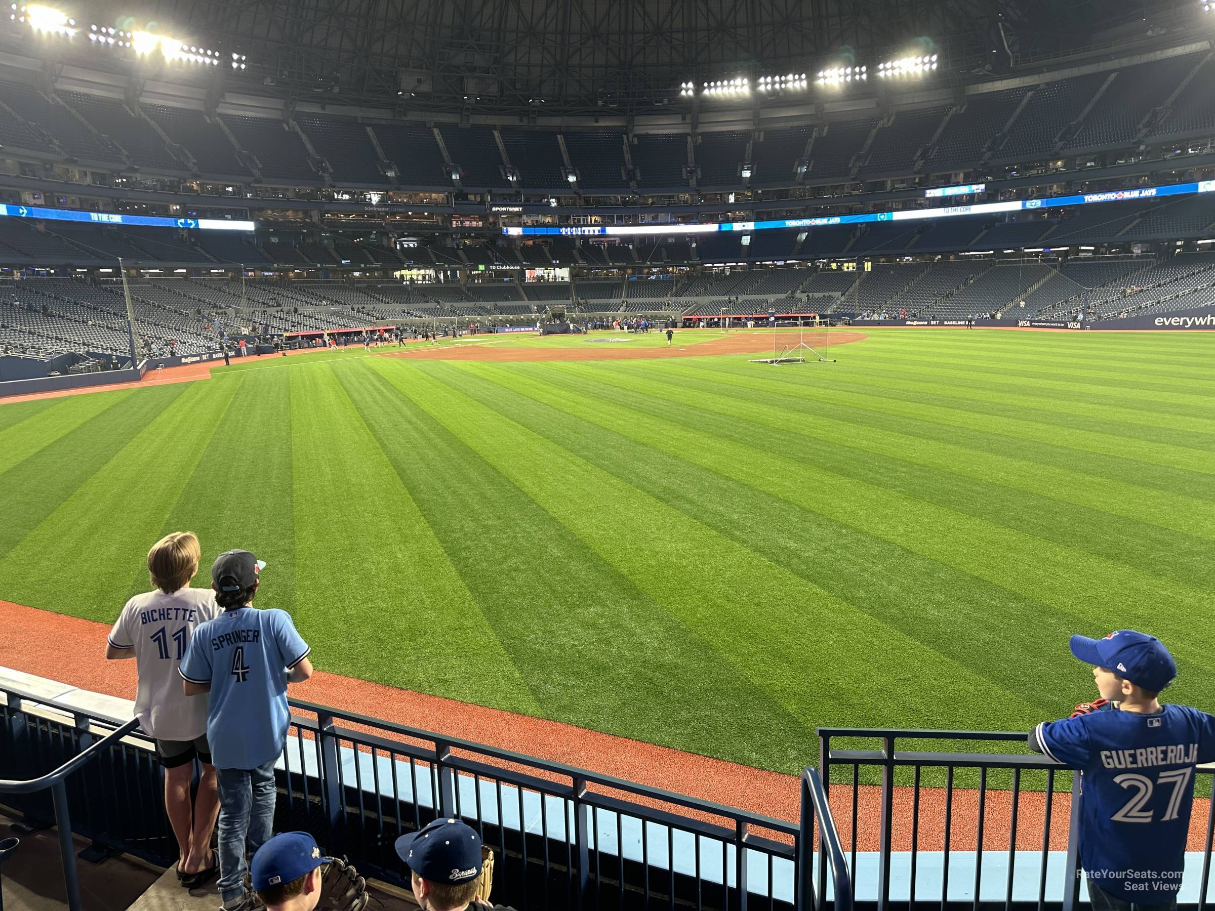 section 103a, row 5 seat view  for baseball - rogers centre