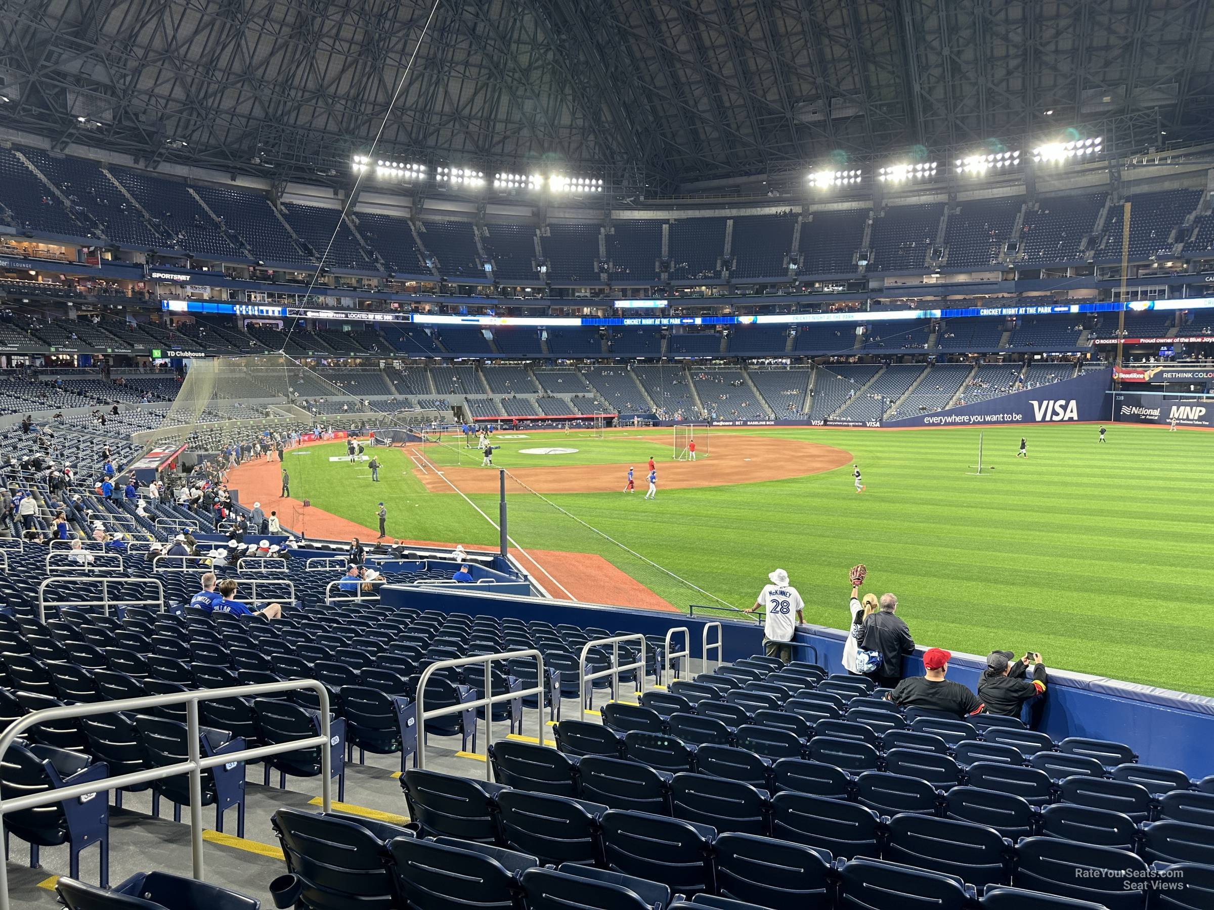 section 108, row 36 seat view  for baseball - rogers centre
