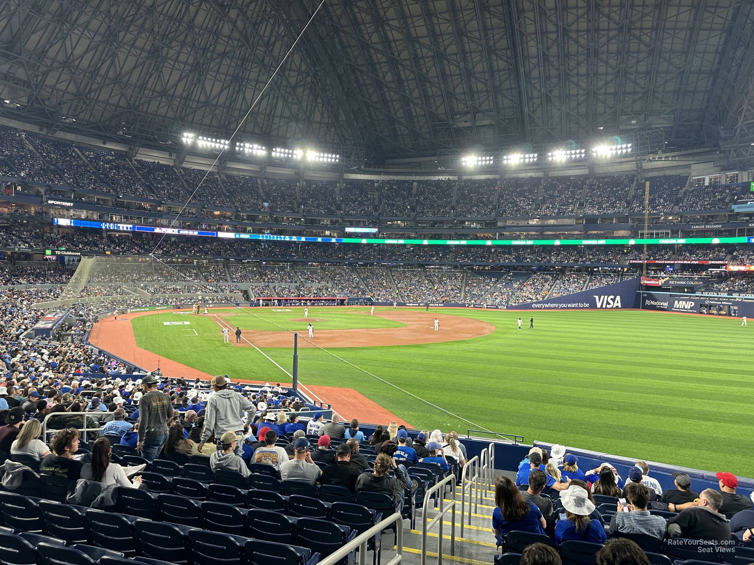 section 108, row wca seat view  for baseball - rogers centre