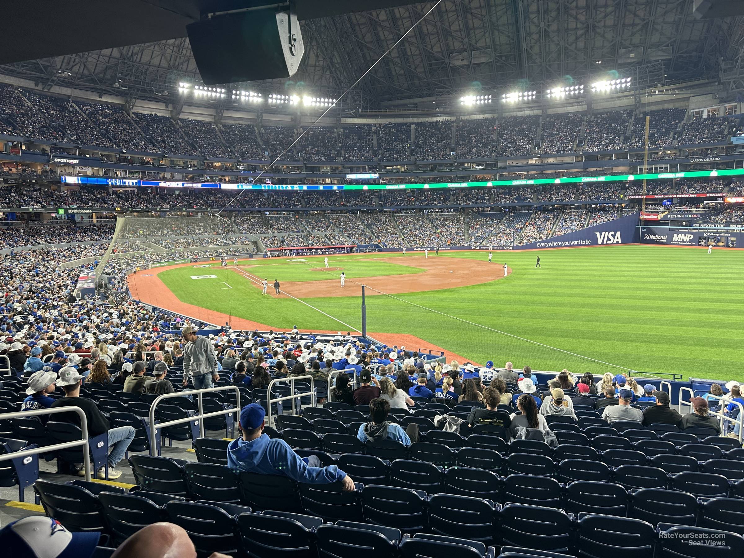 section 109, row wca seat view  for baseball - rogers centre