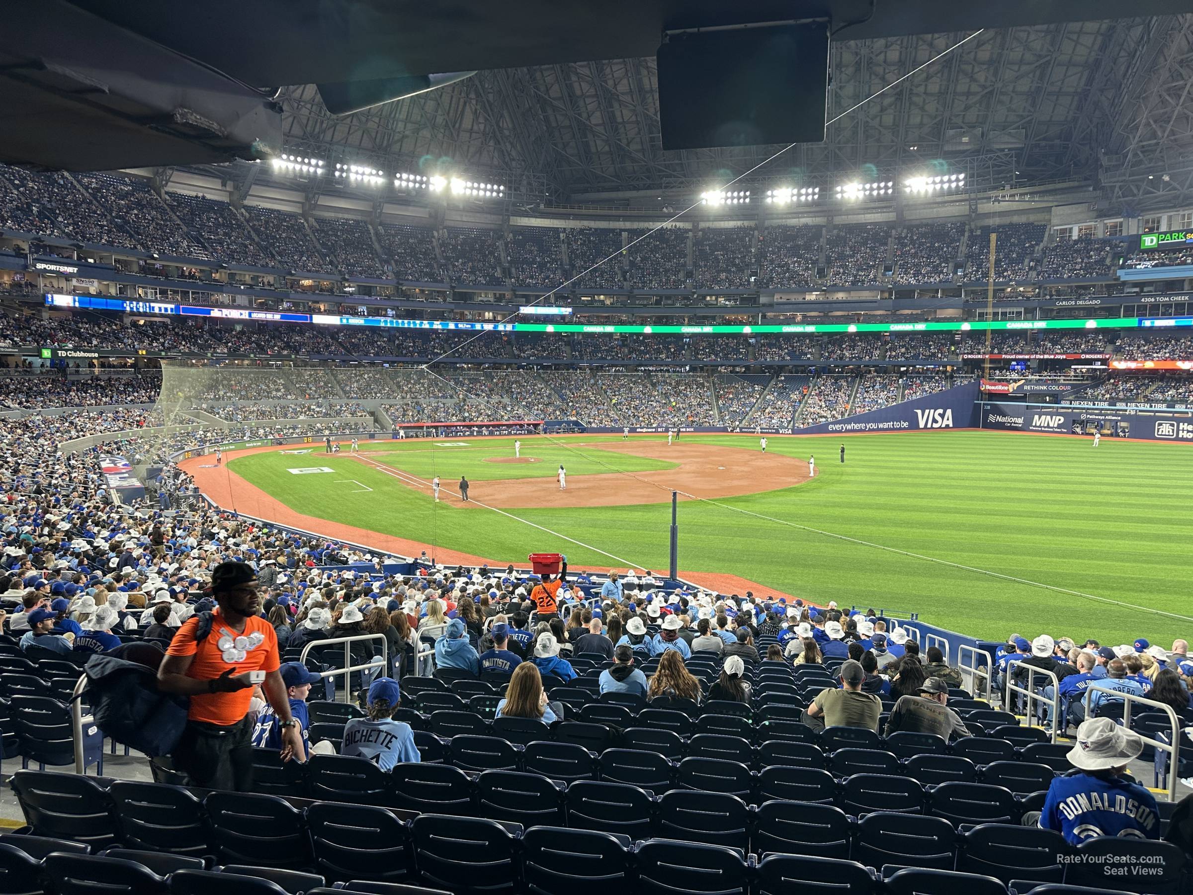 section 110, row wca seat view  for baseball - rogers centre