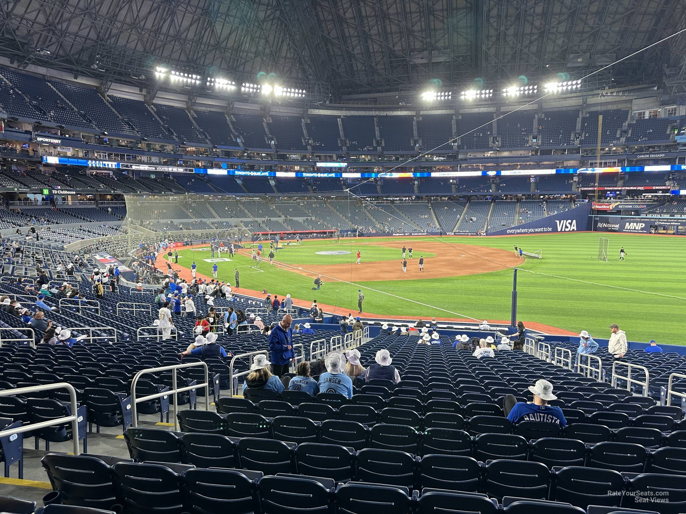 section 111, row 36 seat view  for baseball - rogers centre