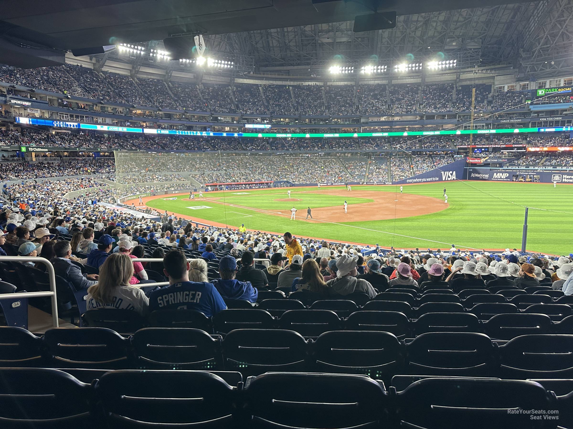 section 112, row wca seat view  for baseball - rogers centre