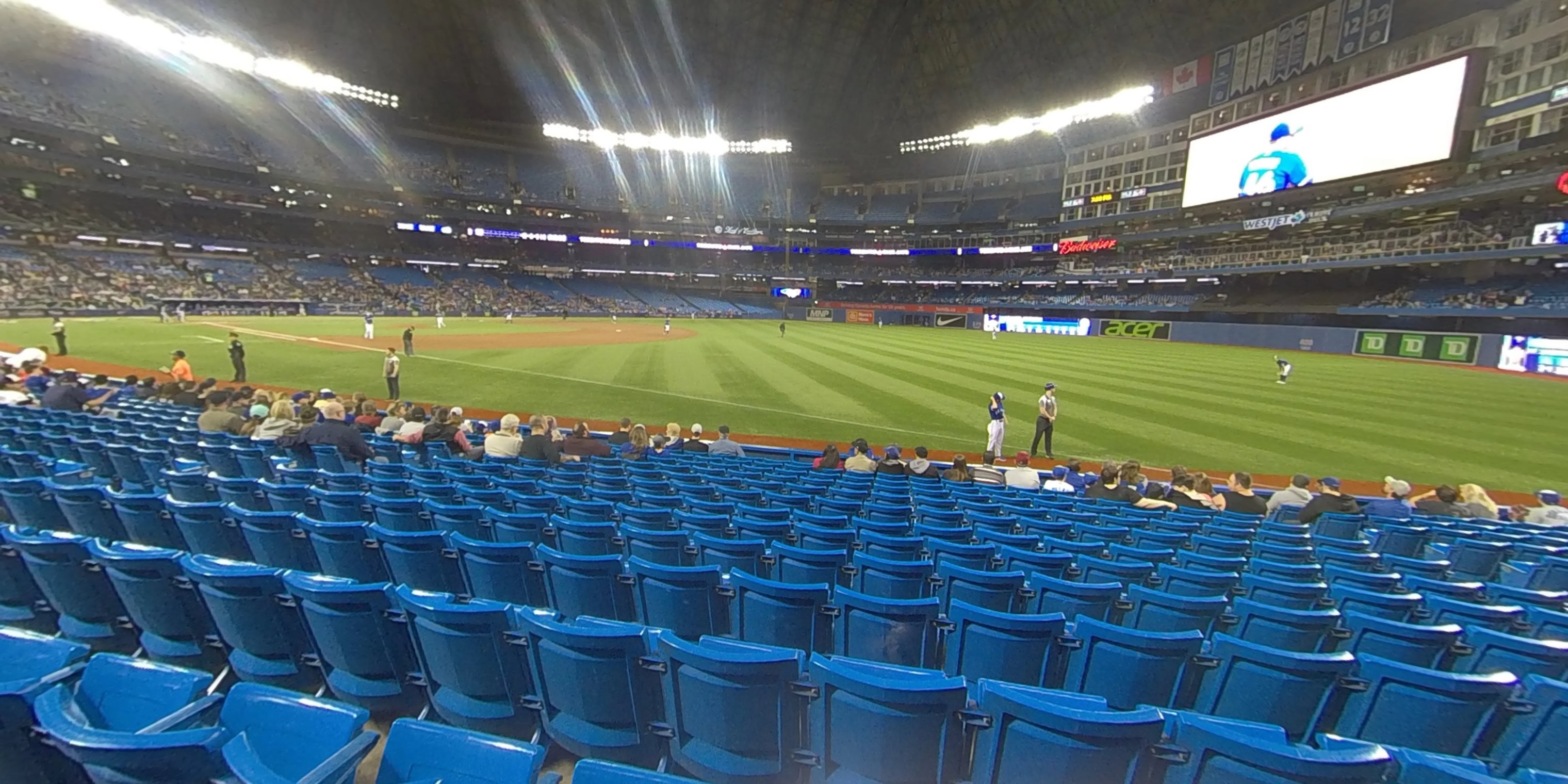 section 113c panoramic seat view  for baseball - rogers centre