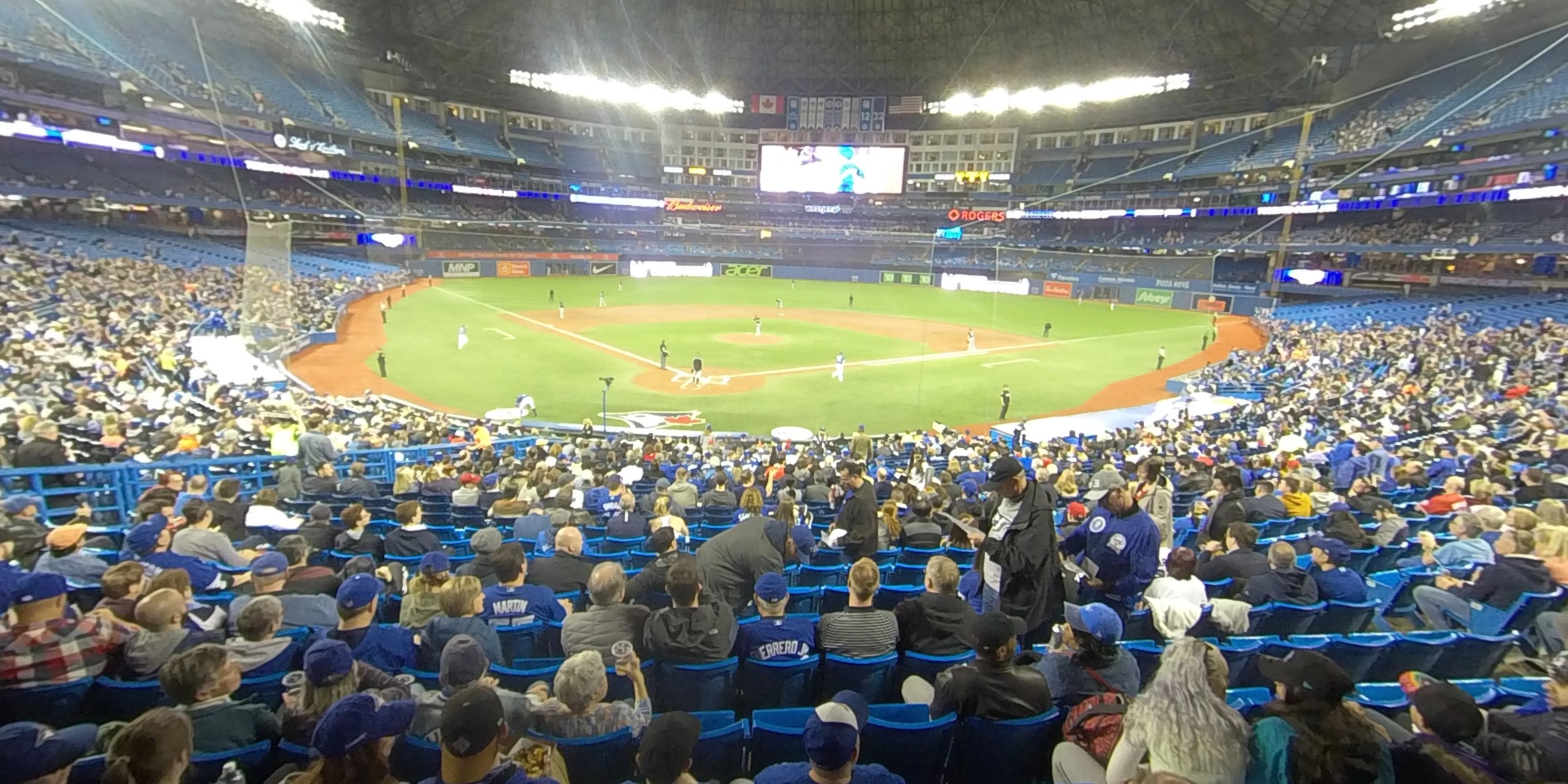 section 120 panoramic seat view  for baseball - rogers centre