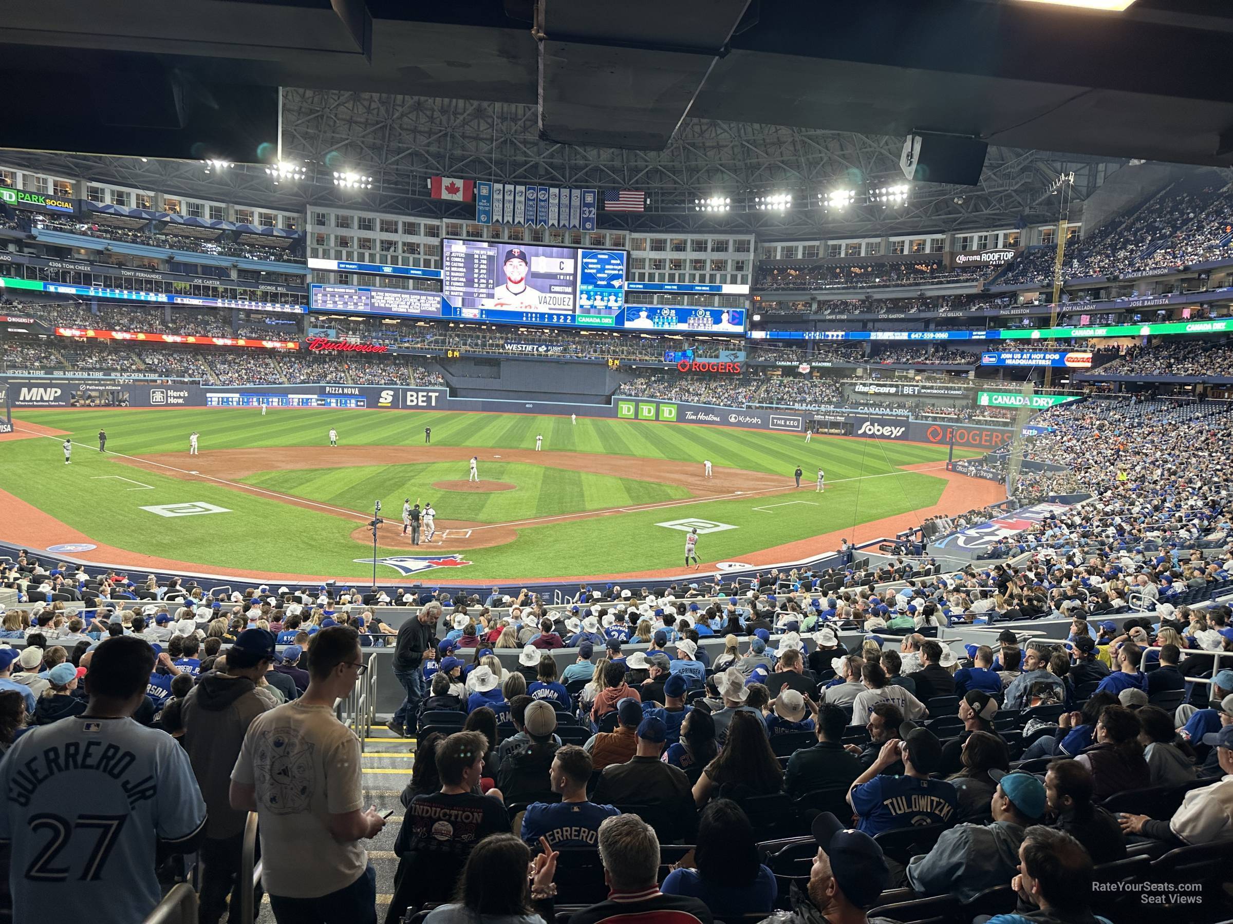 section 122, row wca seat view  for baseball - rogers centre