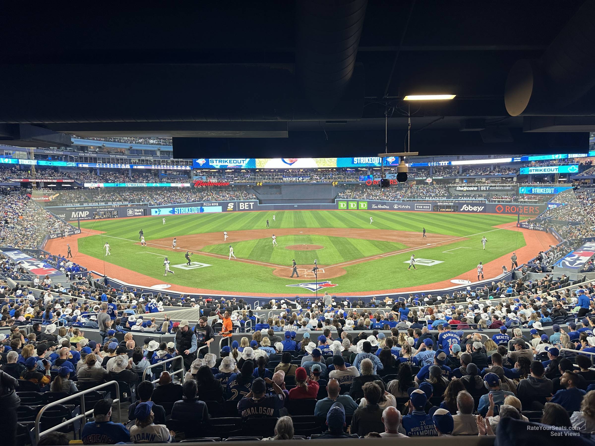 section 123, row wca seat view  for baseball - rogers centre