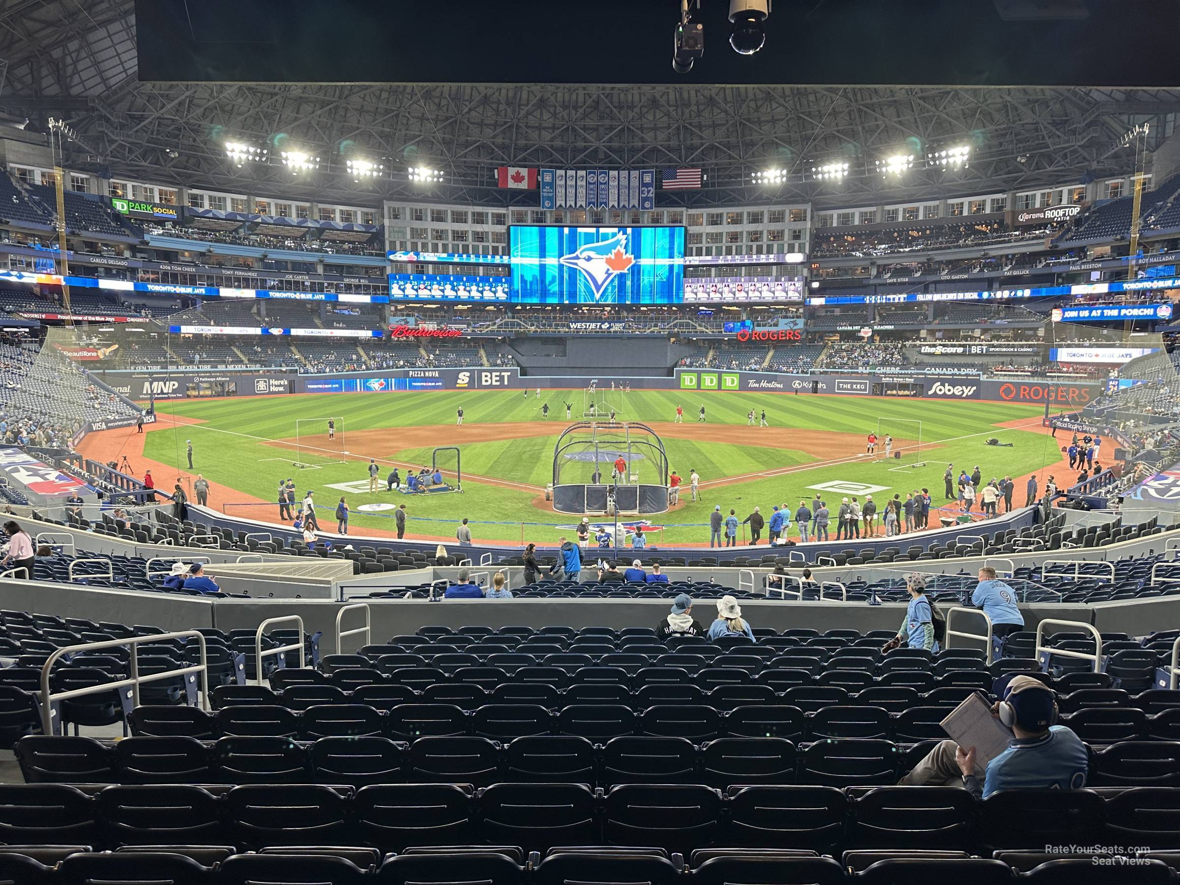 section 124, row 14 seat view  for baseball - rogers centre